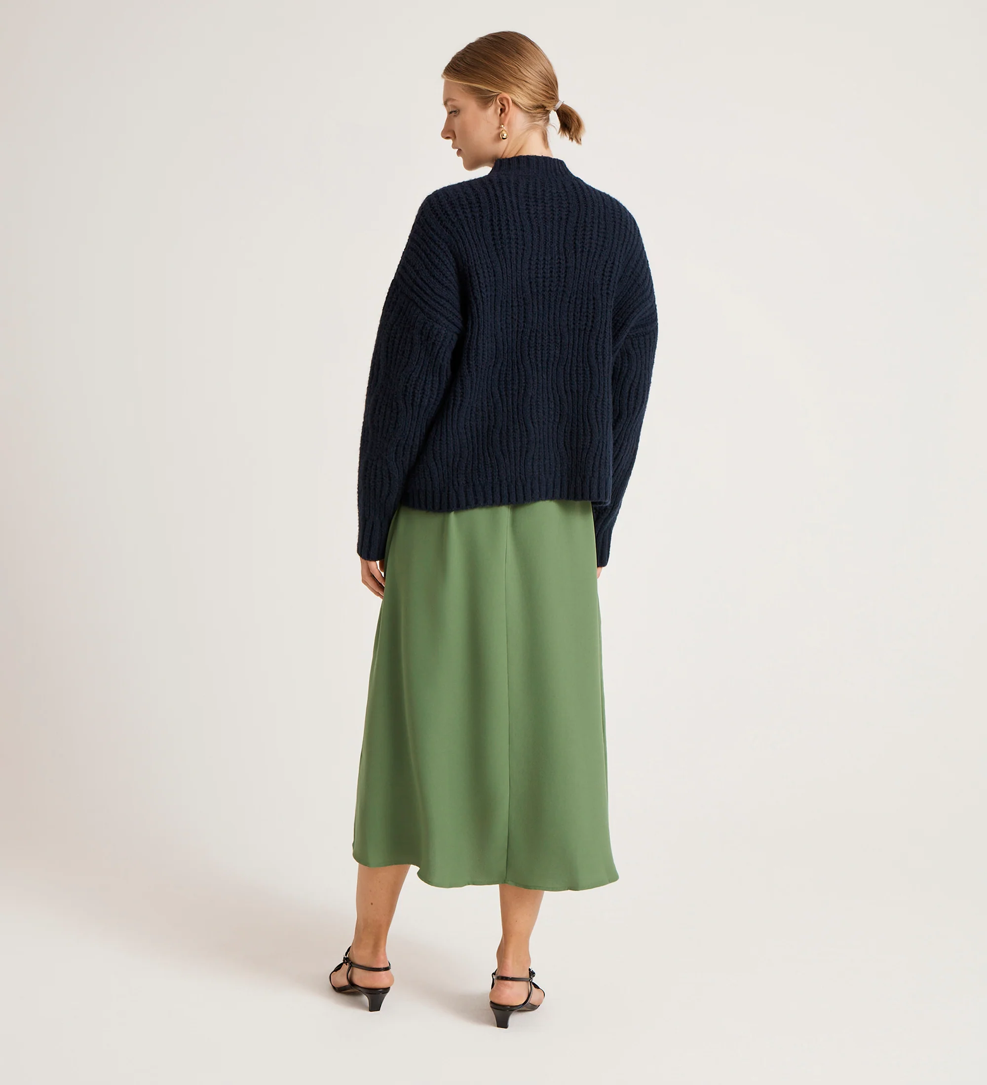 Ailsa Navy Knitted Cardigan - Image 5