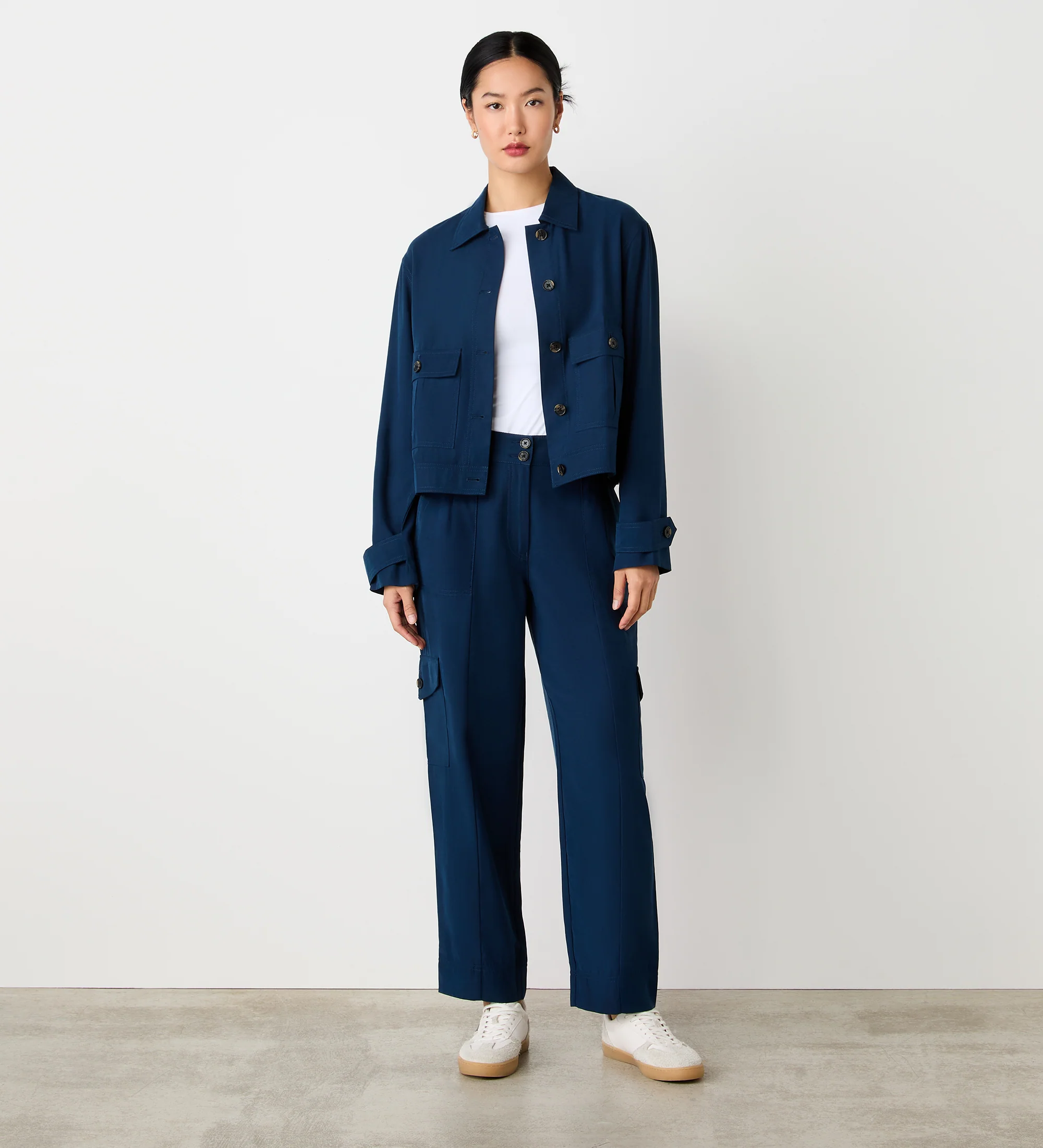 Alexa Navy Utility Jacket - Image 2