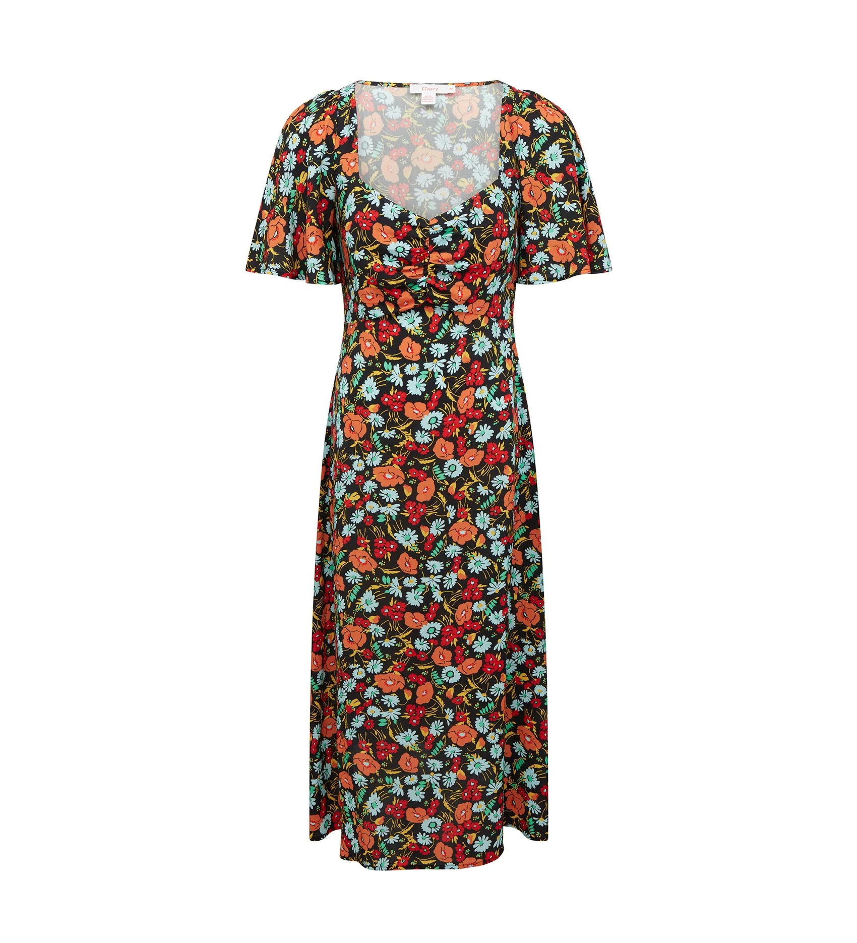 Becker Black Botanics Midi Dress - Image 5