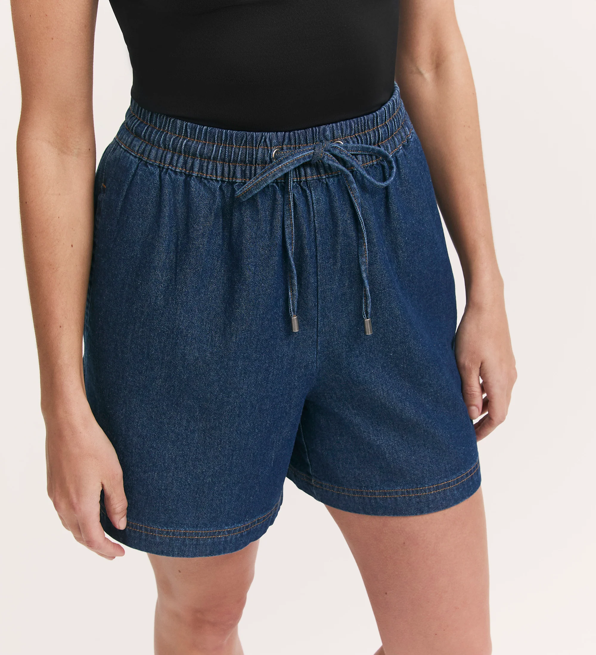 Britney Indigo Denim Shorts - Image 2