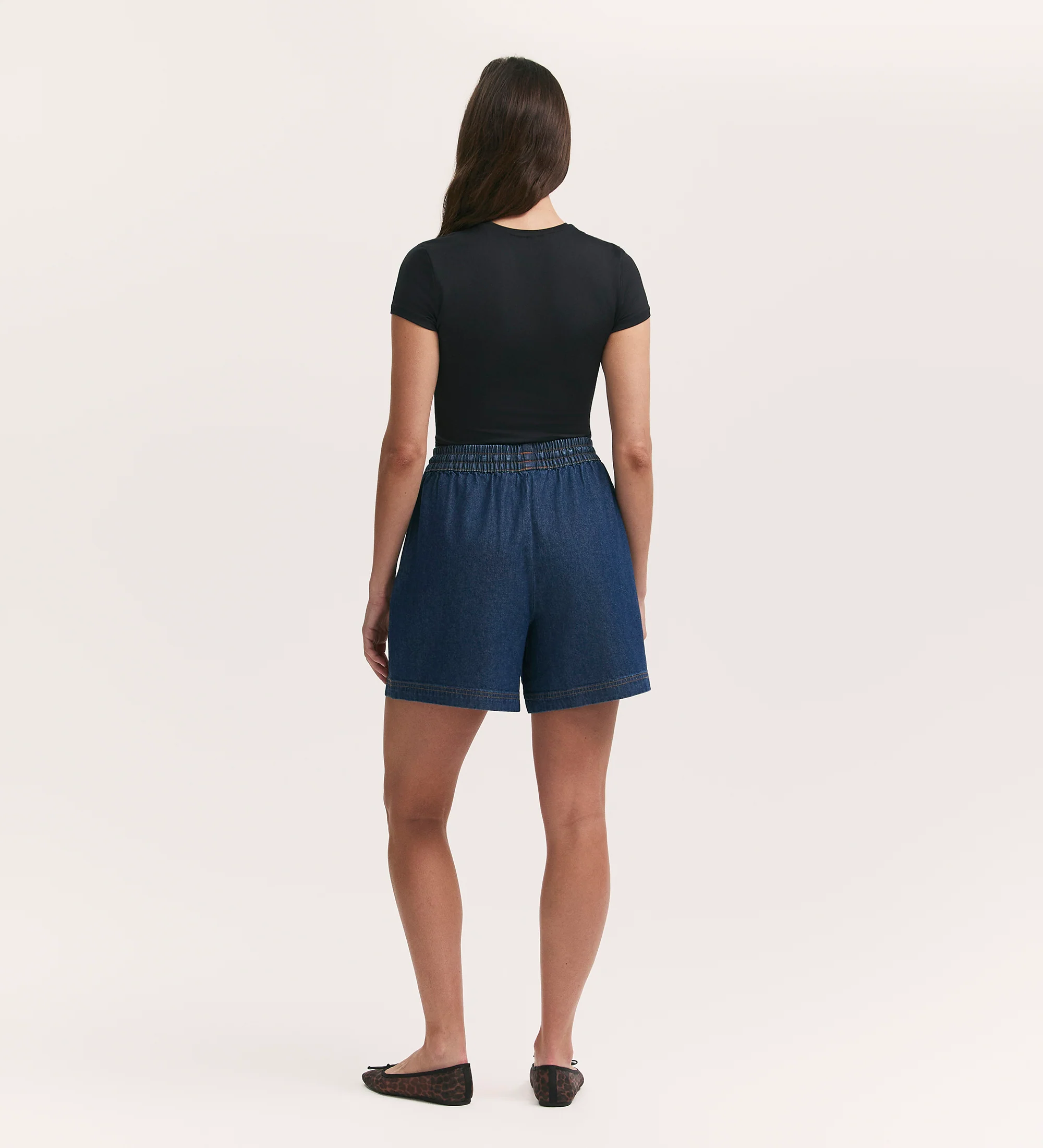 Britney Indigo Denim Shorts - Image 4