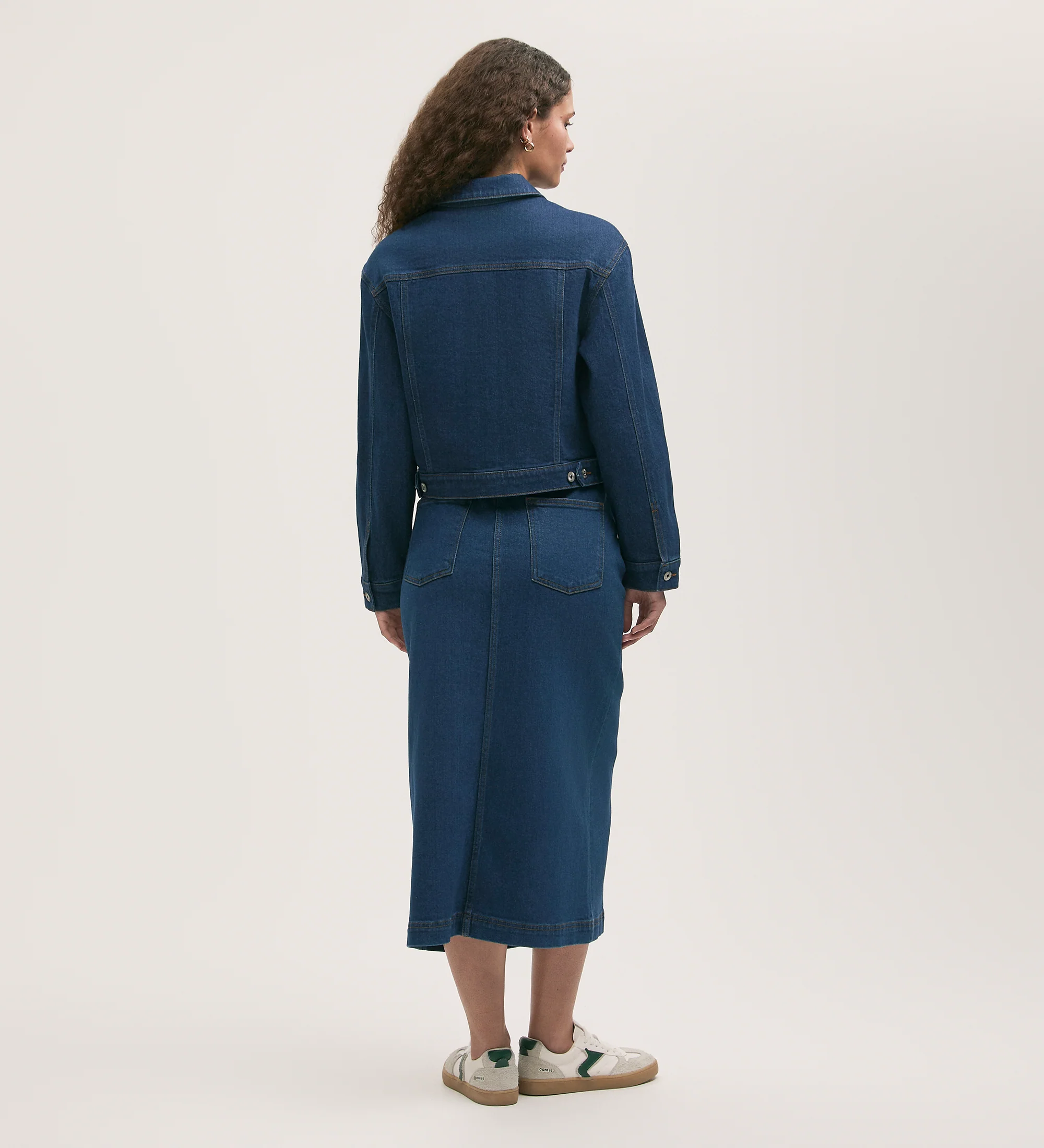 Caroline Mid Wash Denim Jacket - Image 4