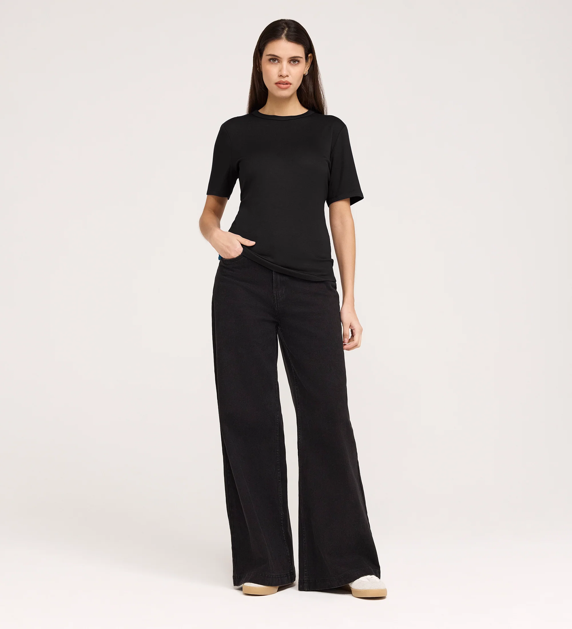 Cherry Black Short Sleeve Jersey T-Shirt - Image 3