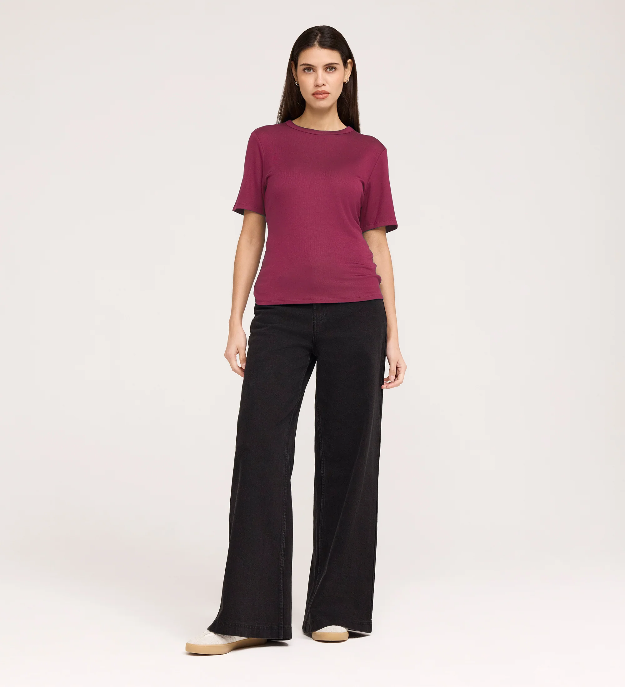 Cherry Pink Short Sleeve Jersey T-Shirt - Image 2