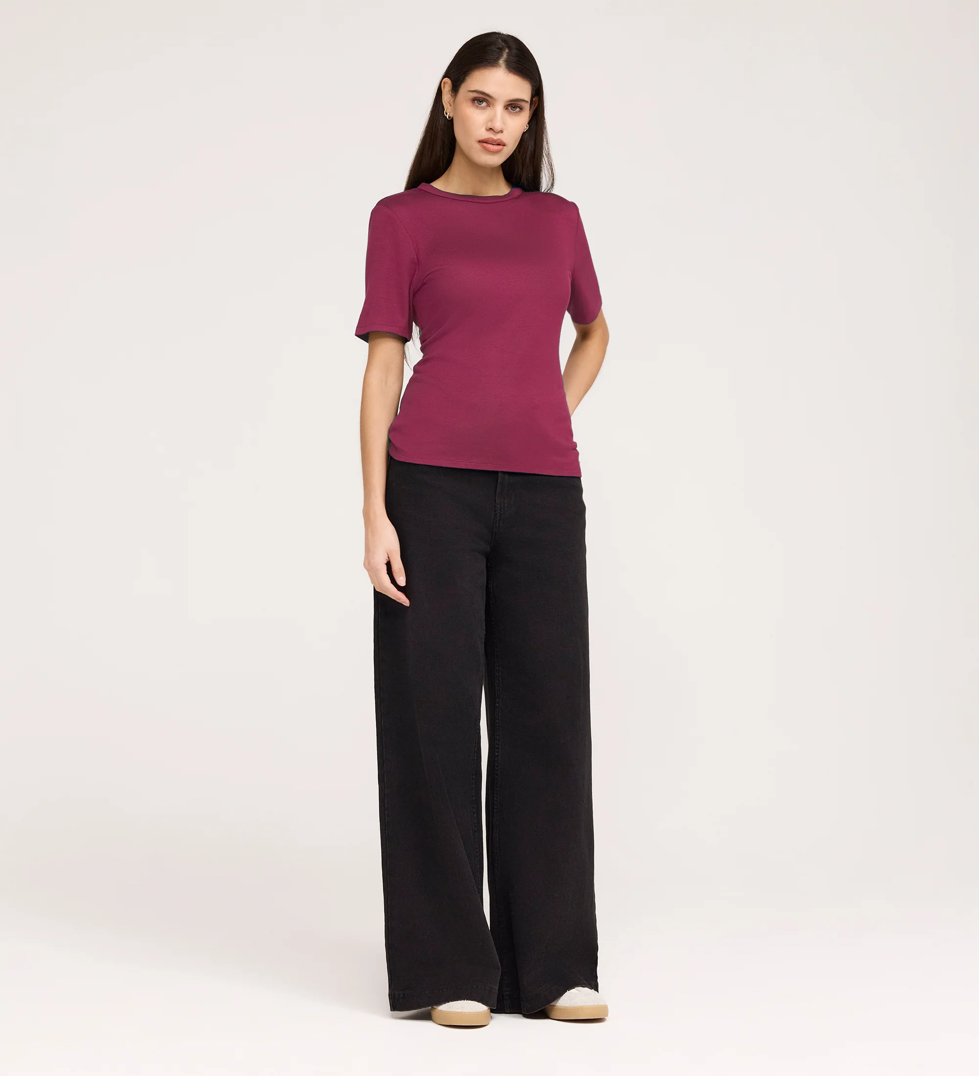 Cherry Pink Short Sleeve Jersey T-Shirt - Image 3