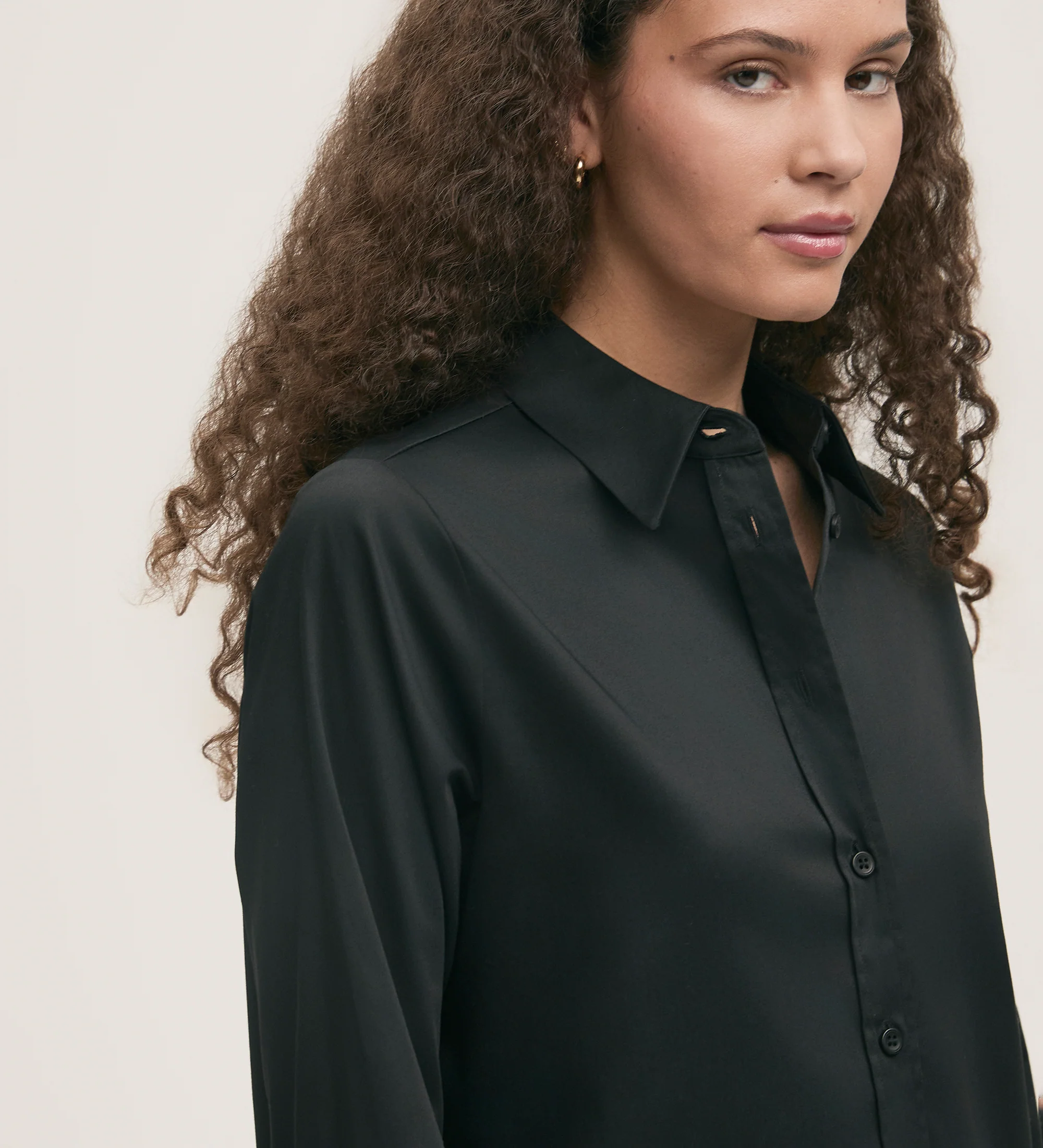 Dillon Black Cotton Shirt - Image 3