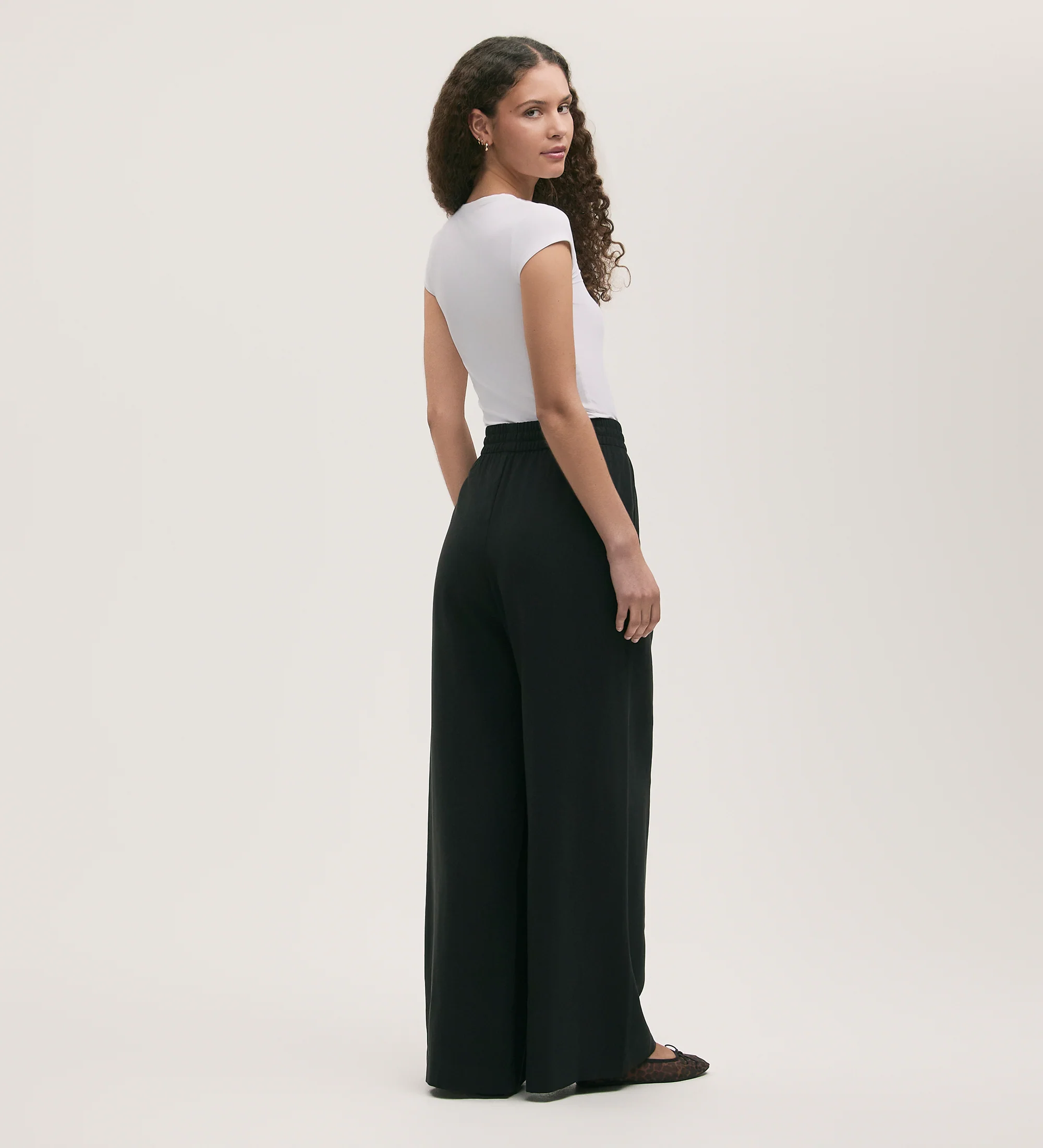 Dixie Black Wide Leg Trousers - Image 4