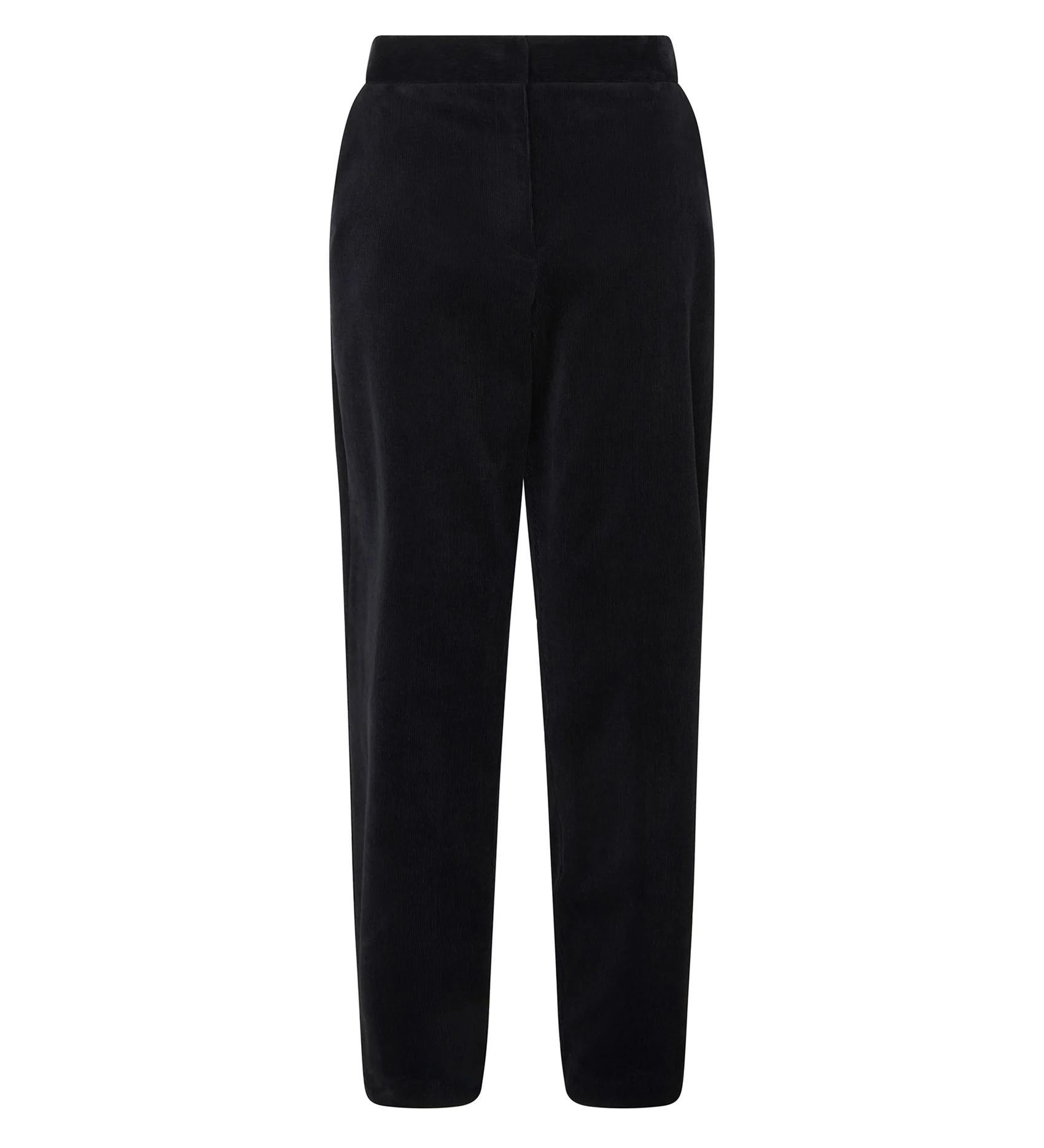 Ella Black Cotton Cord Trousers - Image 3