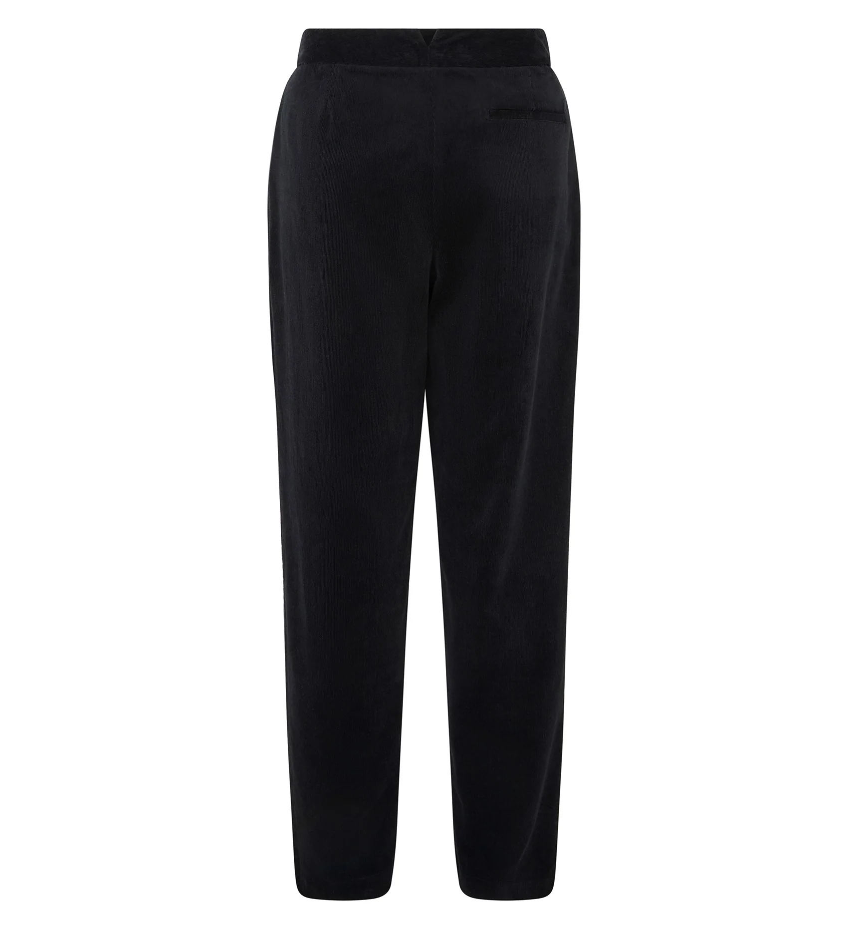 Ella Black Cotton Cord Trousers - Image 4