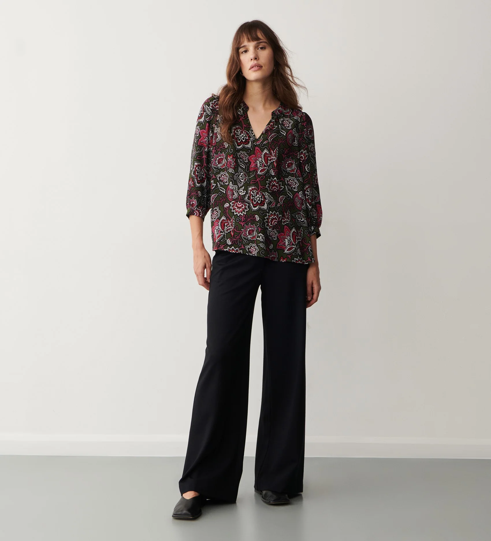 Erin Green Folk Top - Image 2
