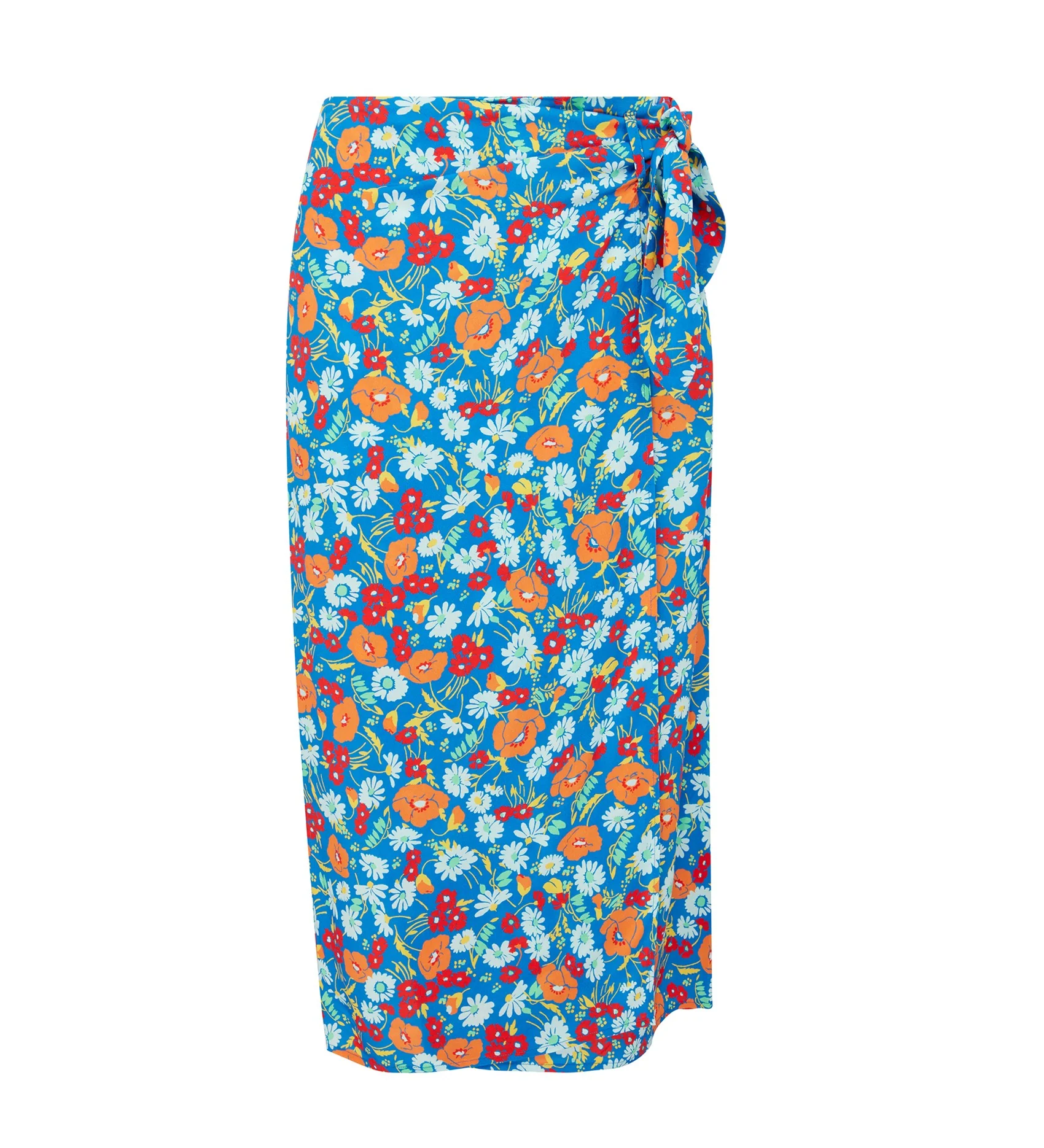 Florence Blue Botanics Midi Skirt - Image 5