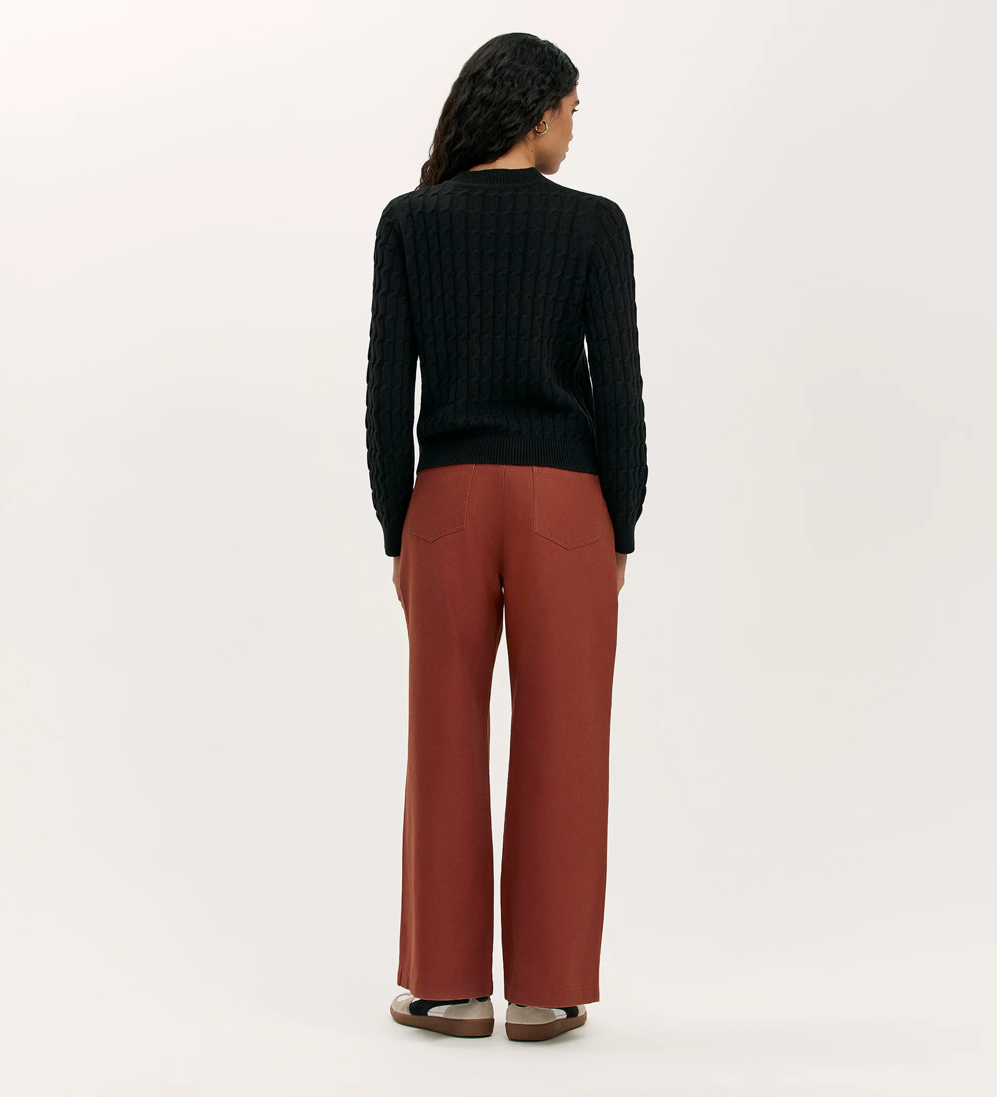 Frida Black Knitted Jumper - Image 5
