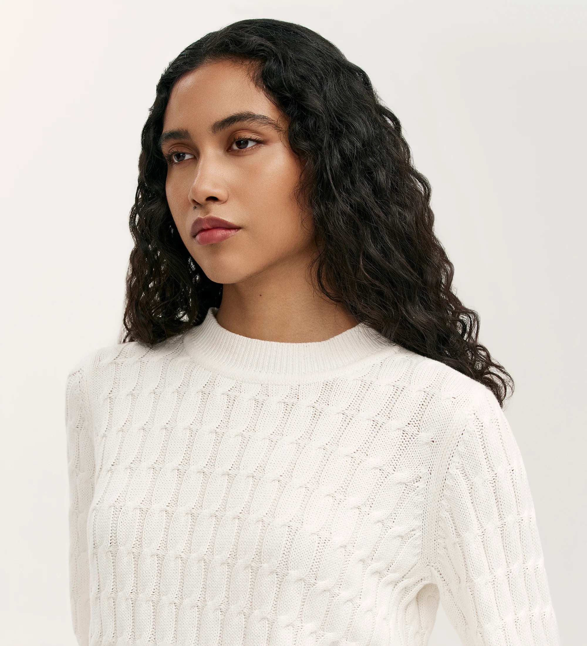 Frida Ivory Knitted Jumper - Image 3