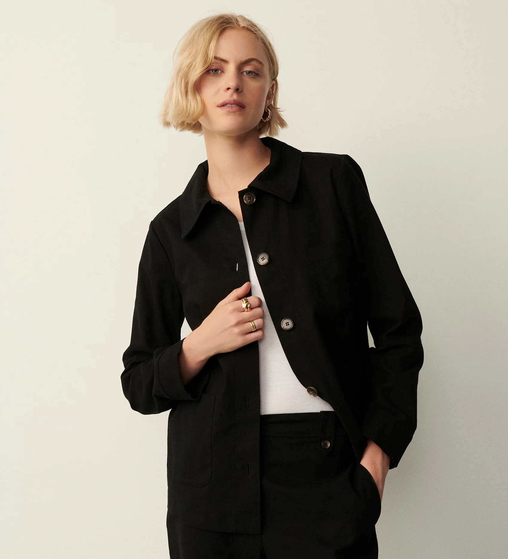 Grayson Black Jacket - Image 3