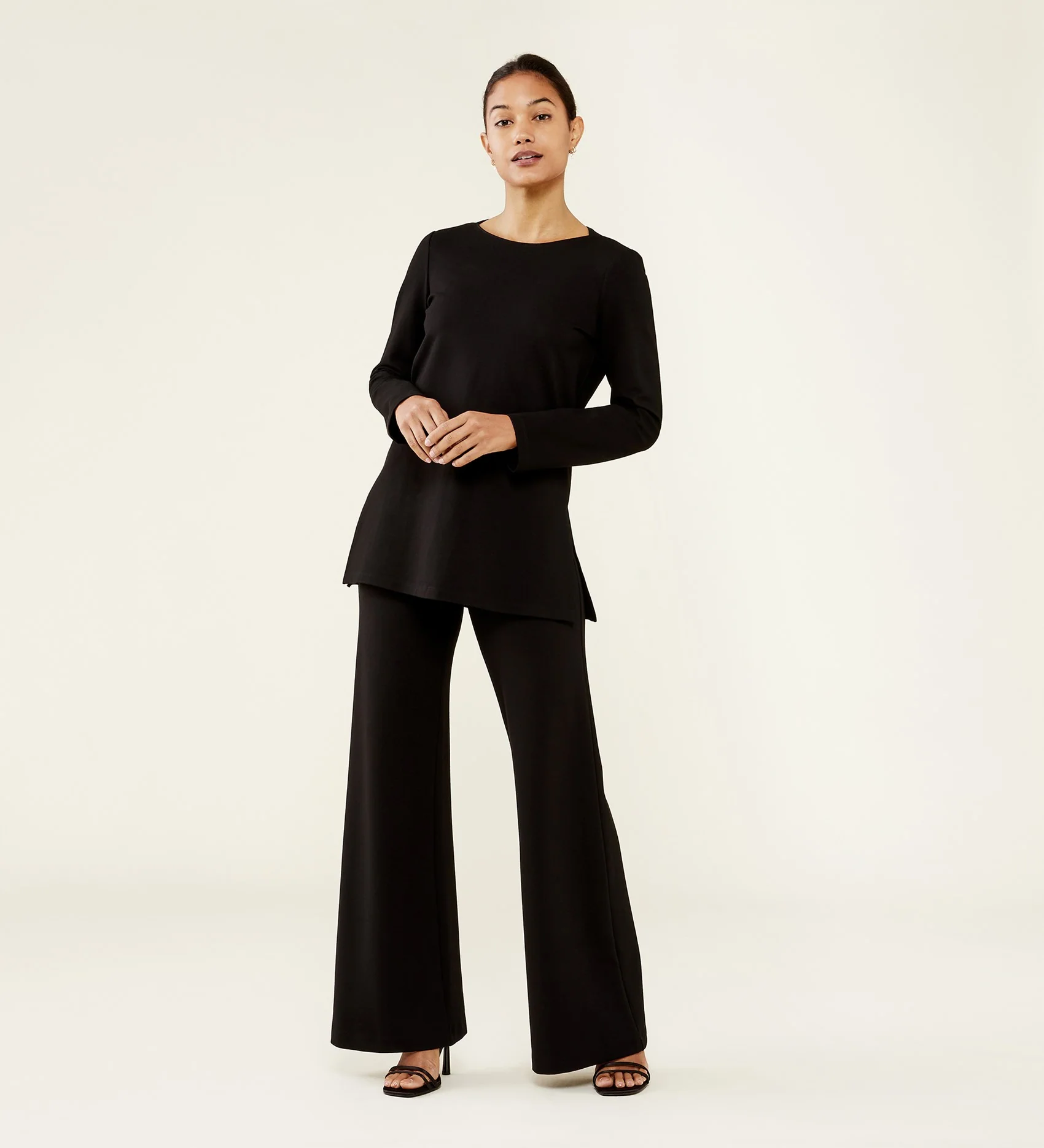 Jalie Ponte Jersey Black Top - Image 2