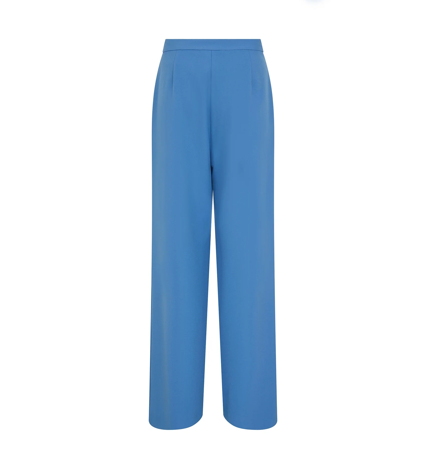 Jeanne Cornflower Blue Wide Leg Trousers - Image 6
