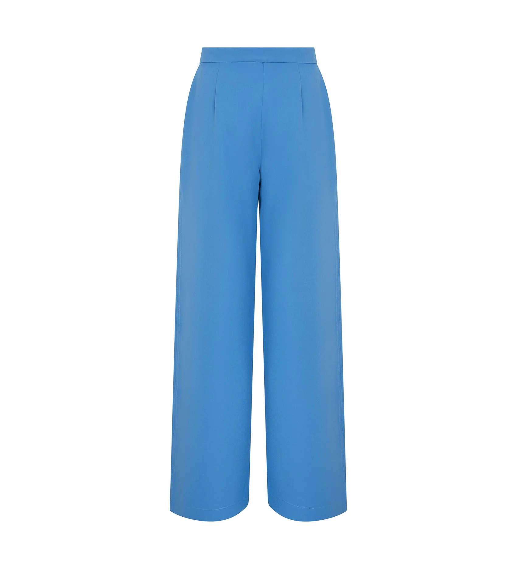 Kaden Cornflower Blue Wide Leg Trousers - Image 6