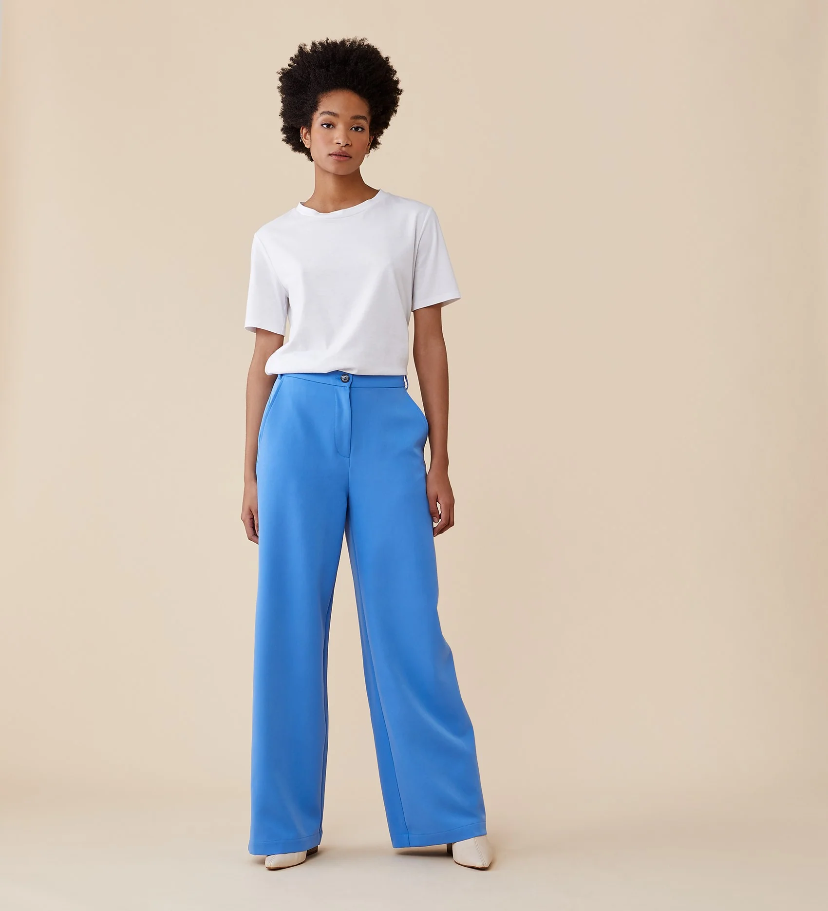 Kaden French Blue Trousers - Image 2