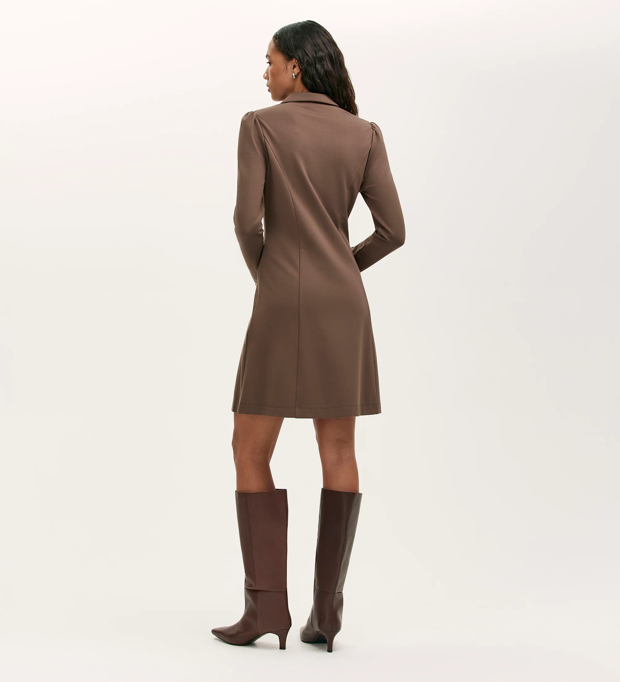 Lea Mole Ponte Jersey Short Dress - Image 5