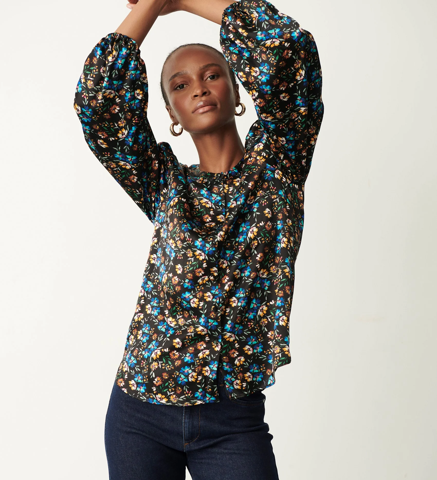 Lena Ditsy Floral Blouse - Image 3