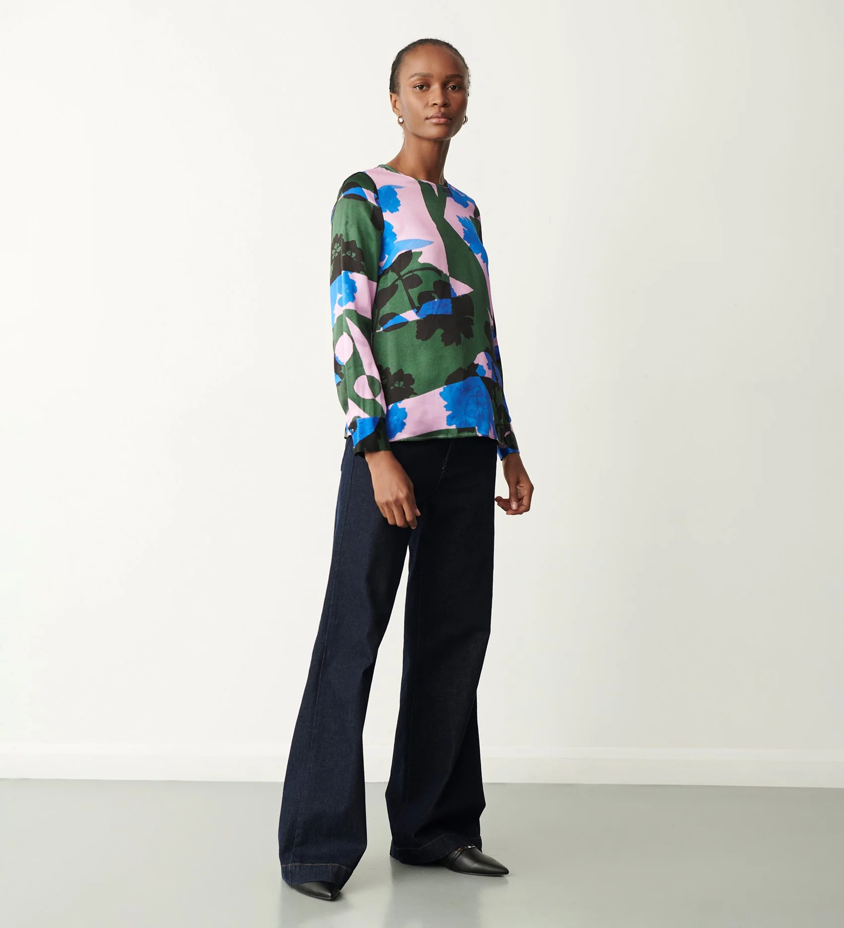 Maddison Pink Floral Blouse - Image 3