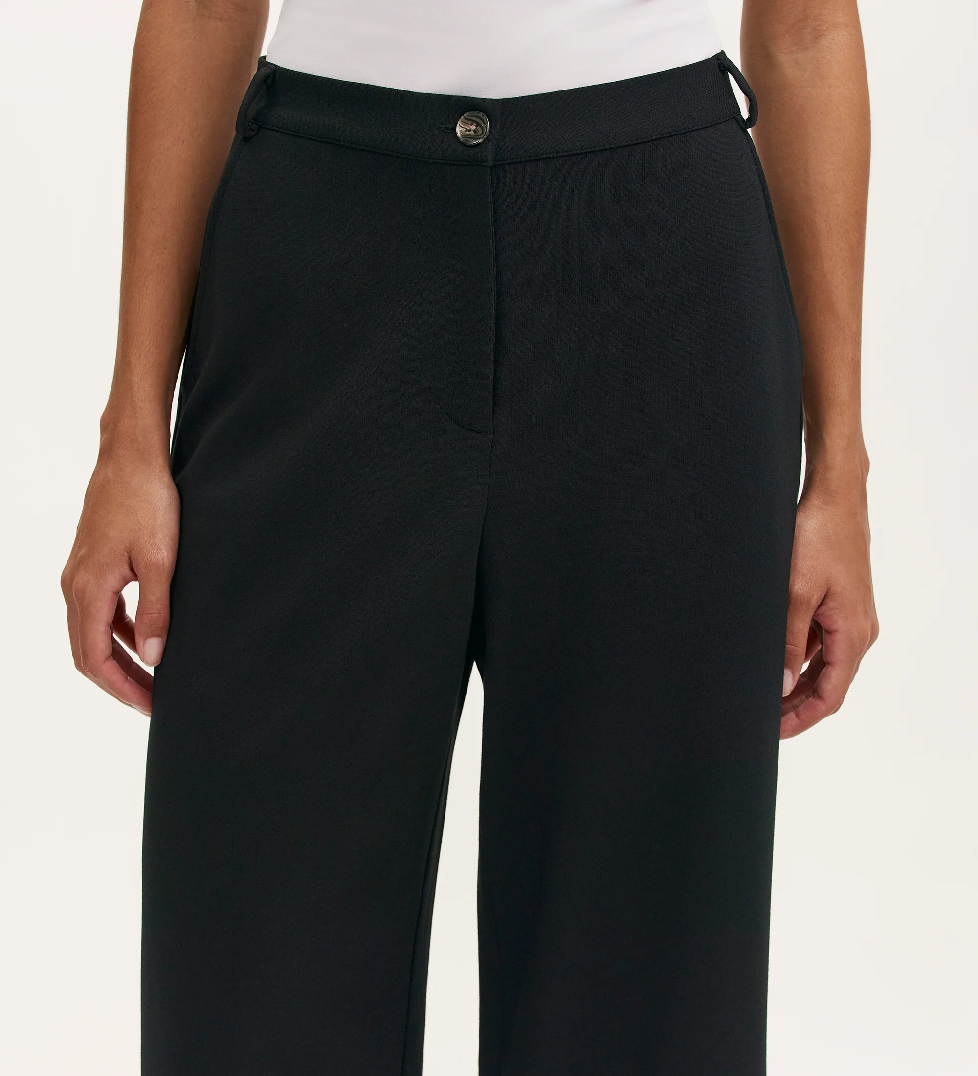 Marissa Black Wide Leg Trousers - Image 2