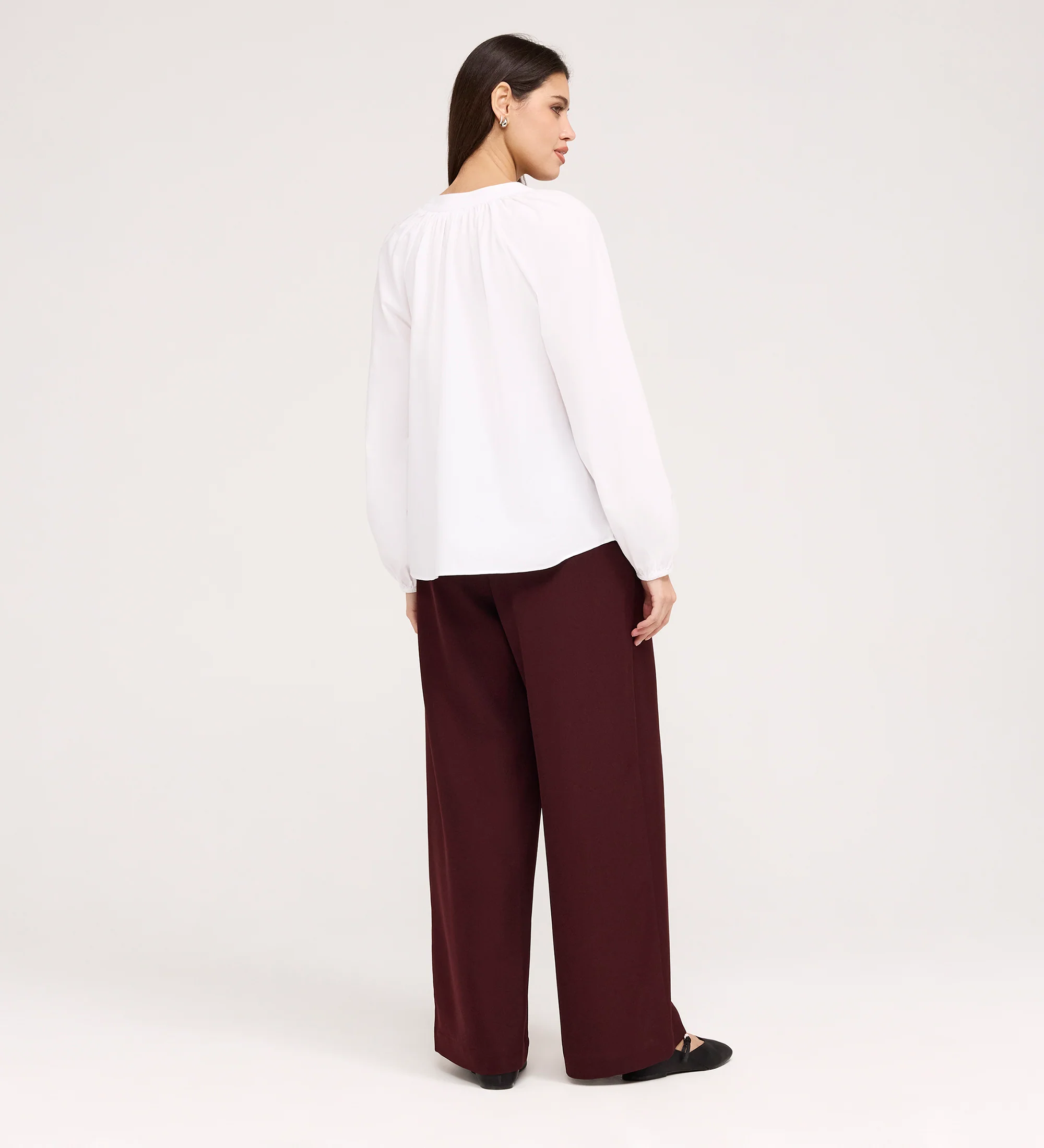 Martha White Cotton Blouse - Image 6
