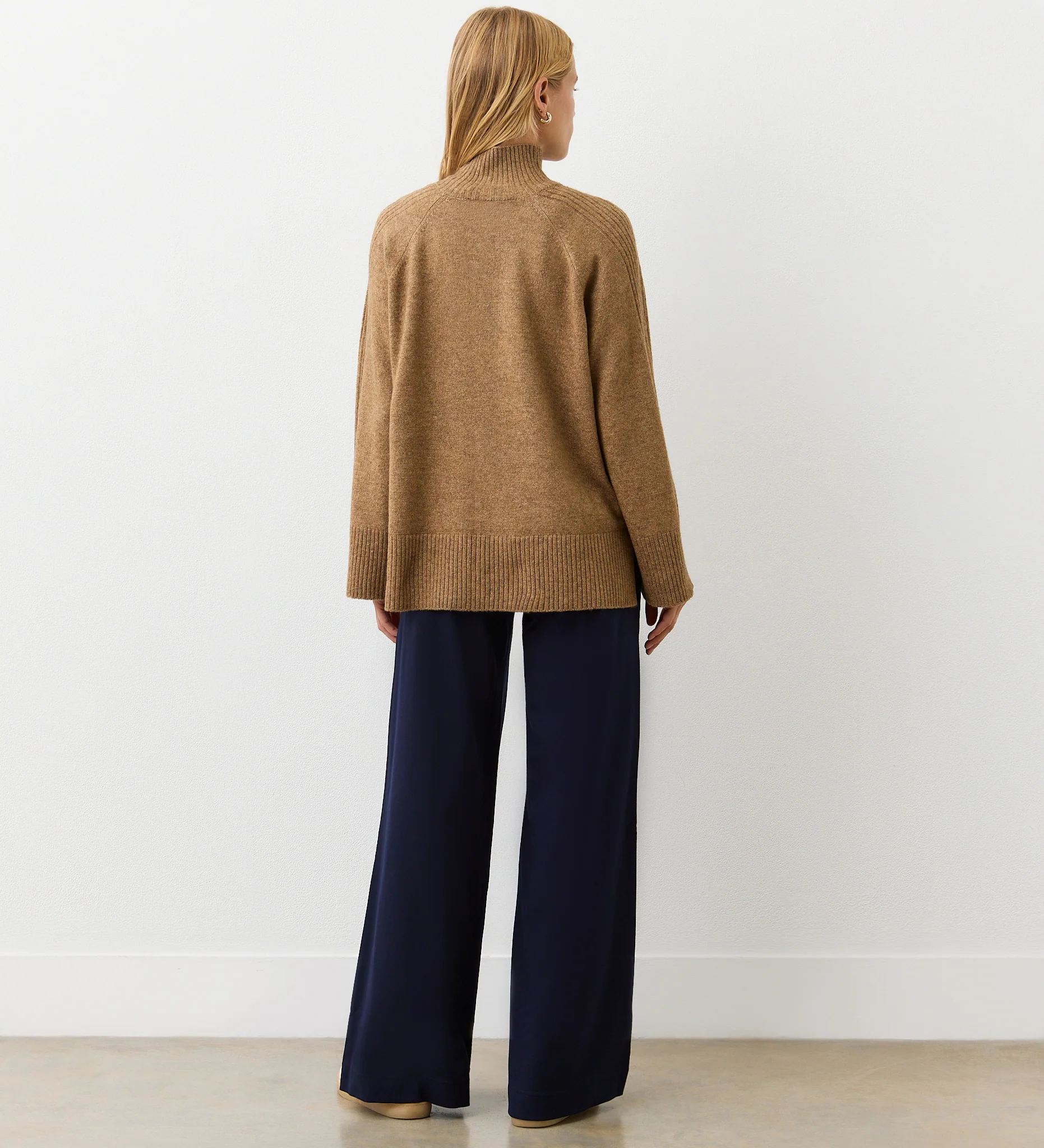 Melanie Nutmeg Marl Knitted Jumper - Image 4