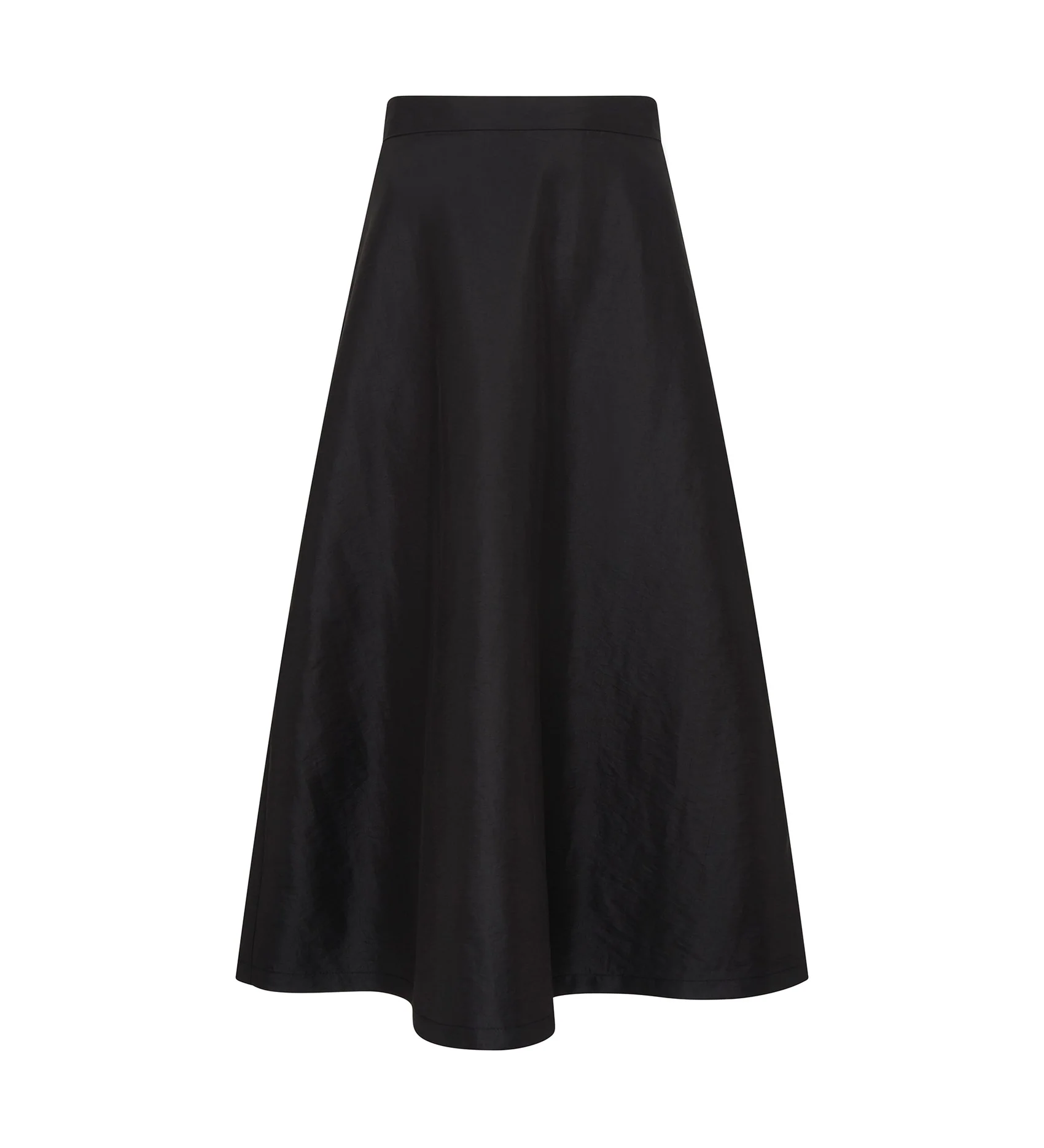 Naia Black Taffeta Skirt - Image 5