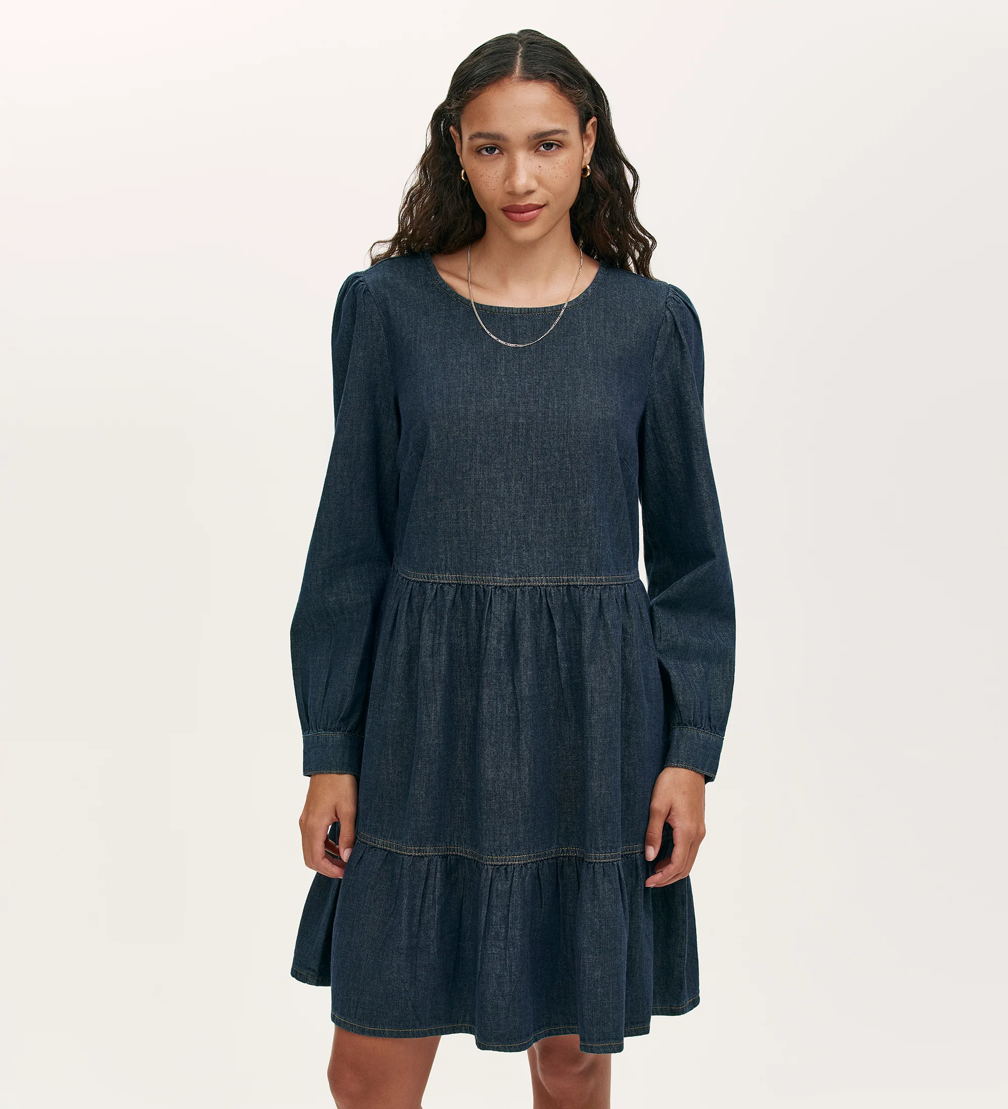 Nancy Indigo Denim Dress - Image 4