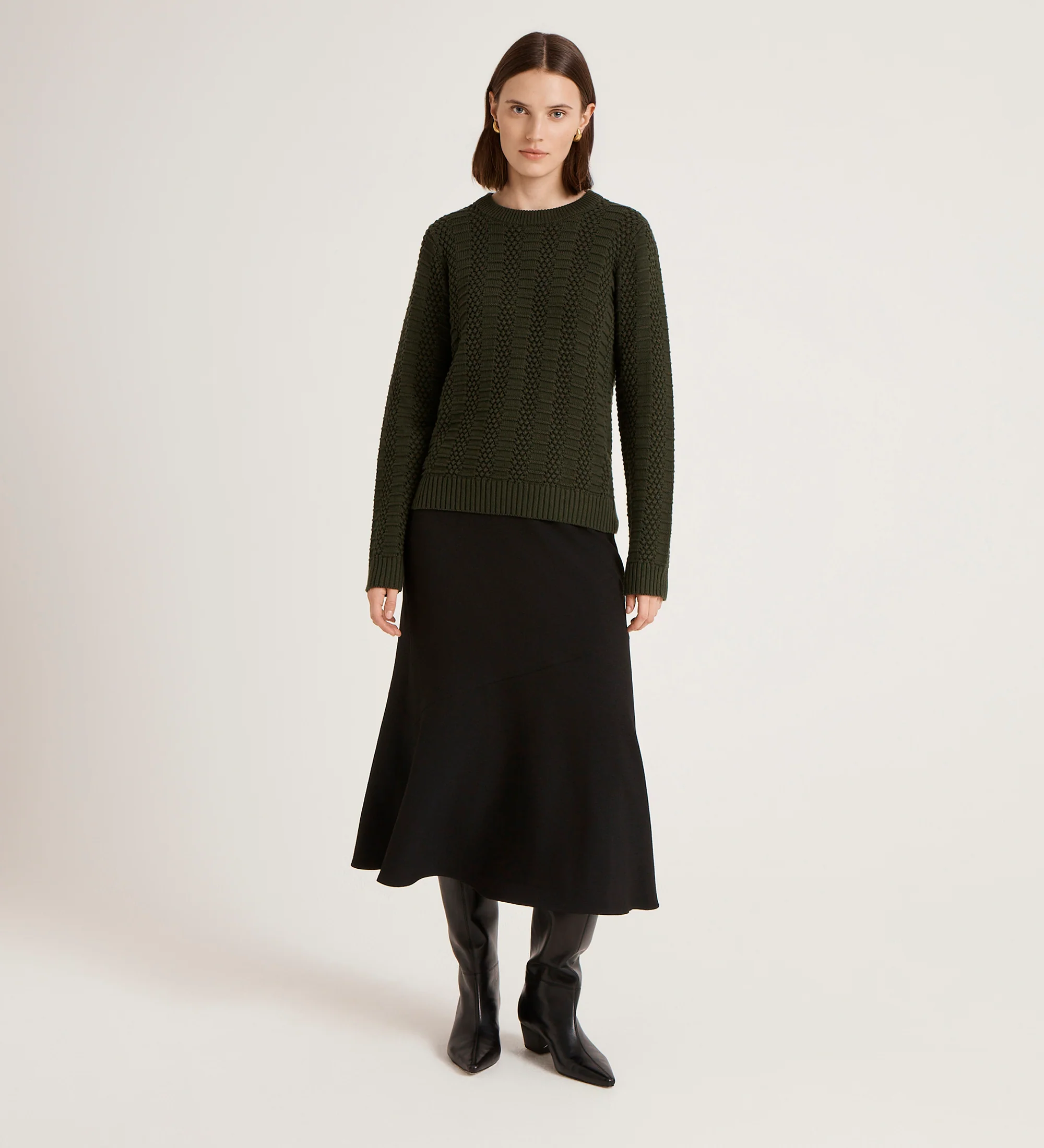 Nova Green Knitted Jumper - Image 3