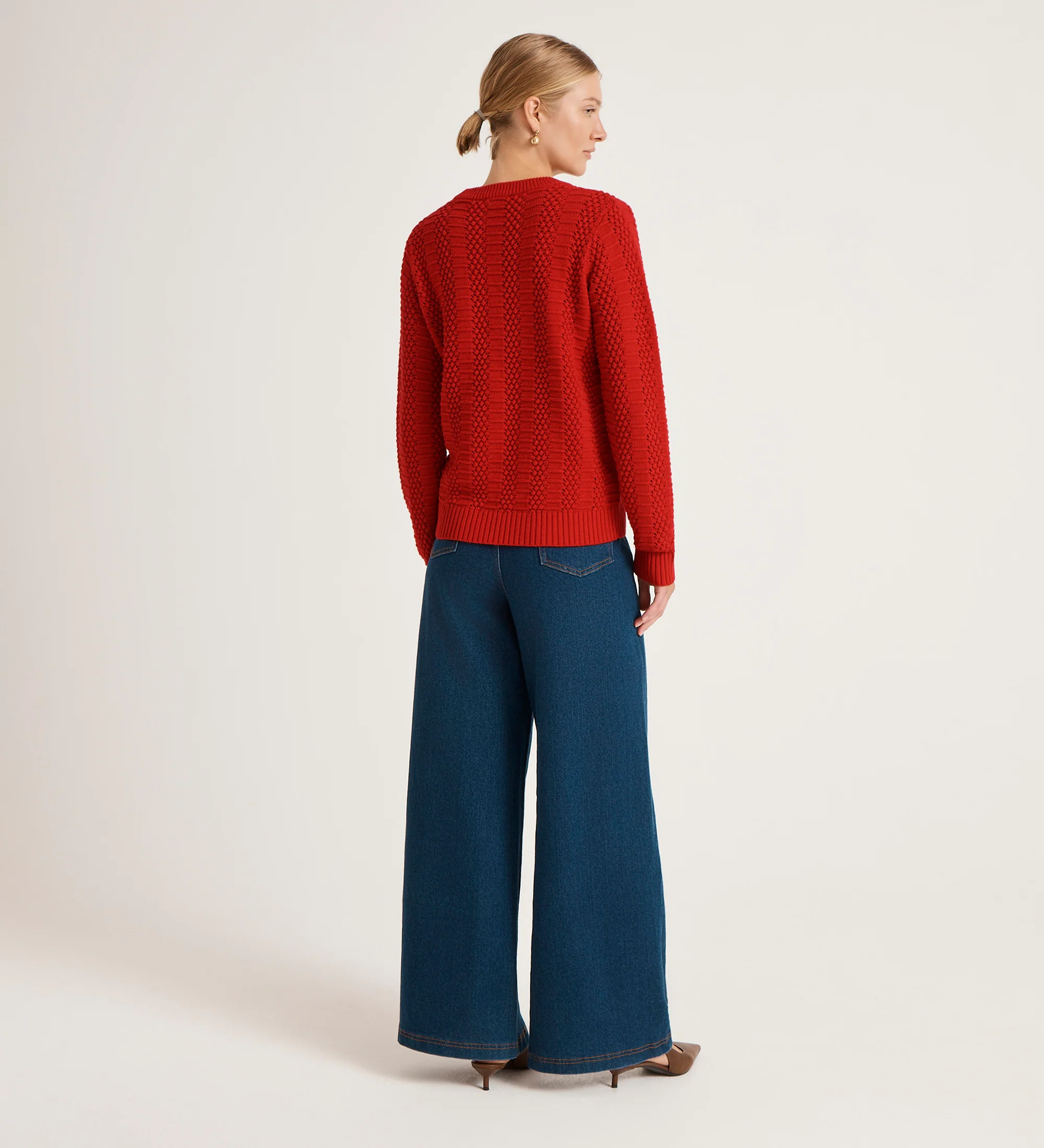 Nova Red Knitted Jumper - Image 5