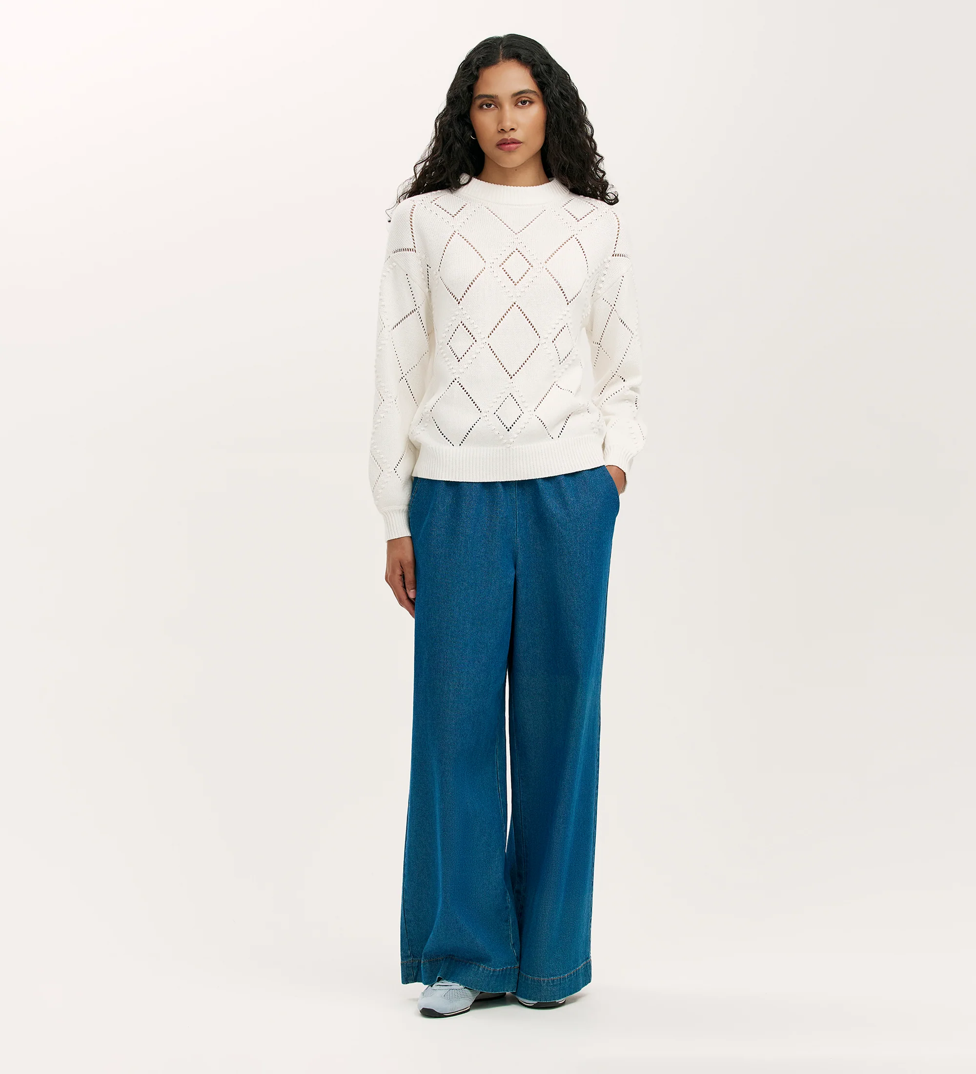 Odette Ivory Knitted Jumper - Image 2
