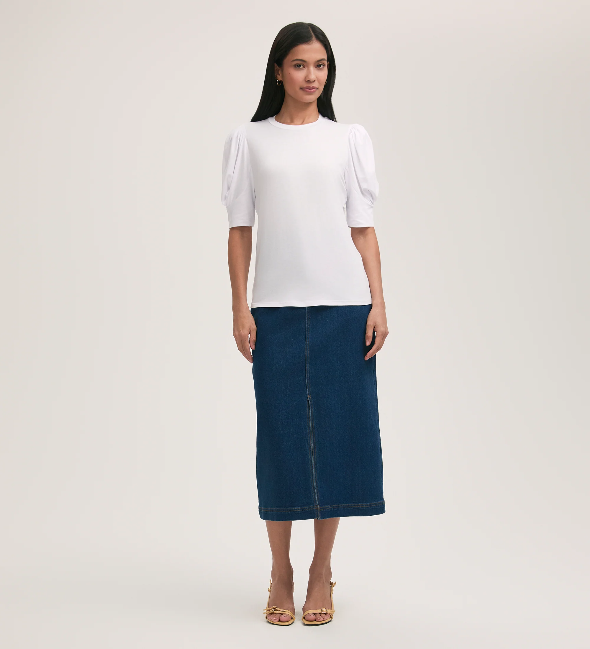 Oriel Ivory Jersey T-Shirt - Image 2