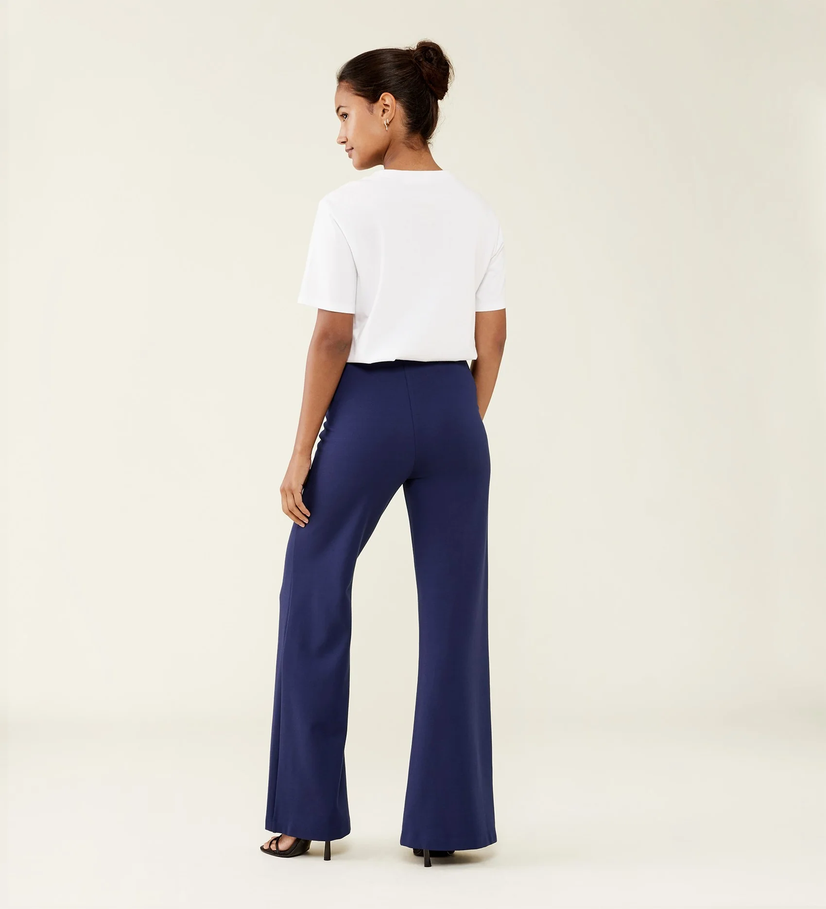 Reyna Navy Ponte Jersey Trousers - Image 4