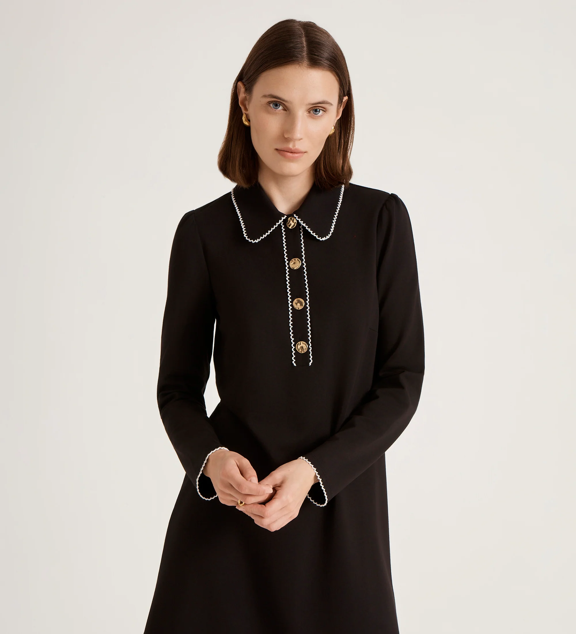 Ronnie Black Ponte Jersey Mini Dress - Image 2