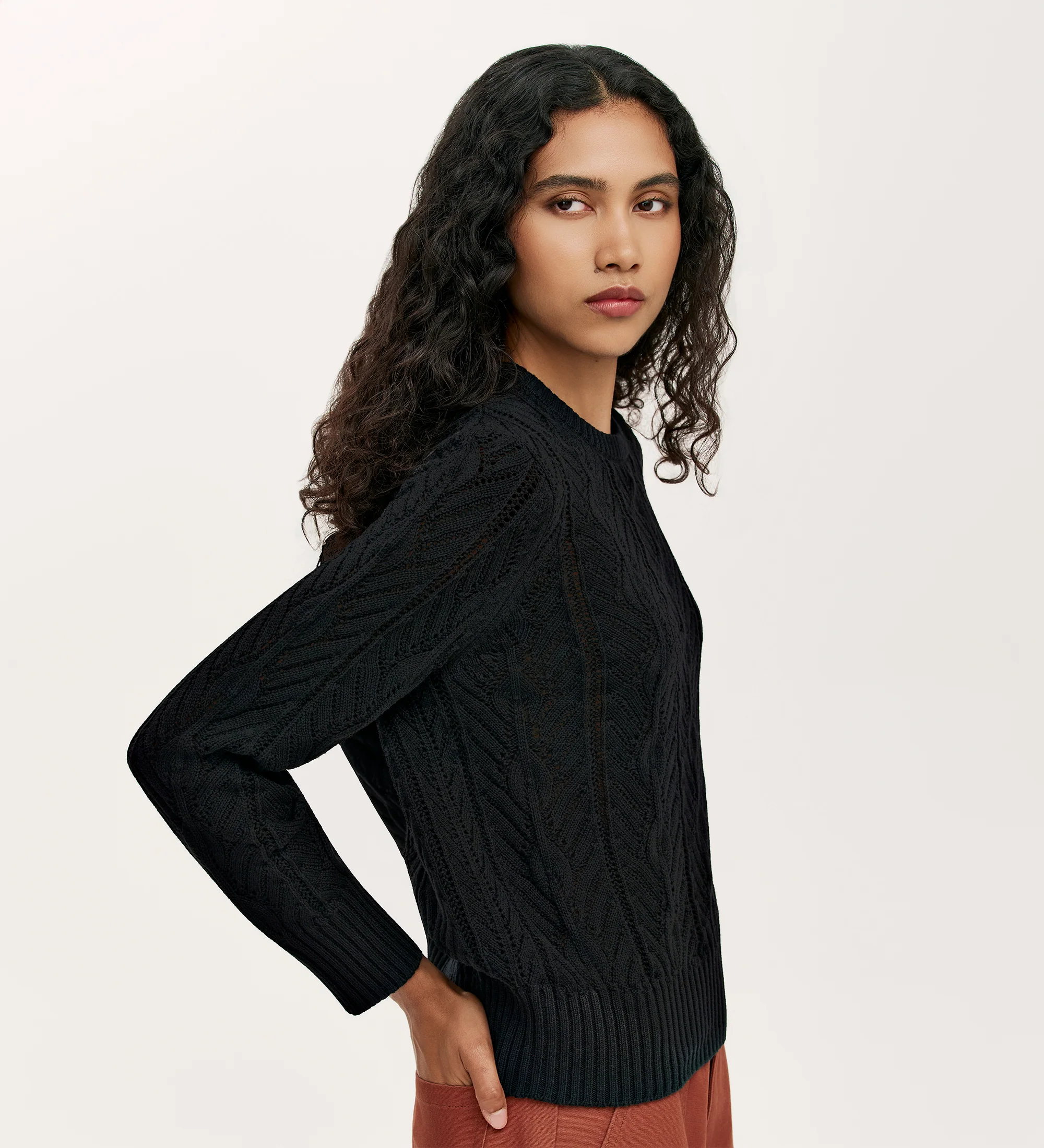 Valerie Black Knitted Jumper - Image 3