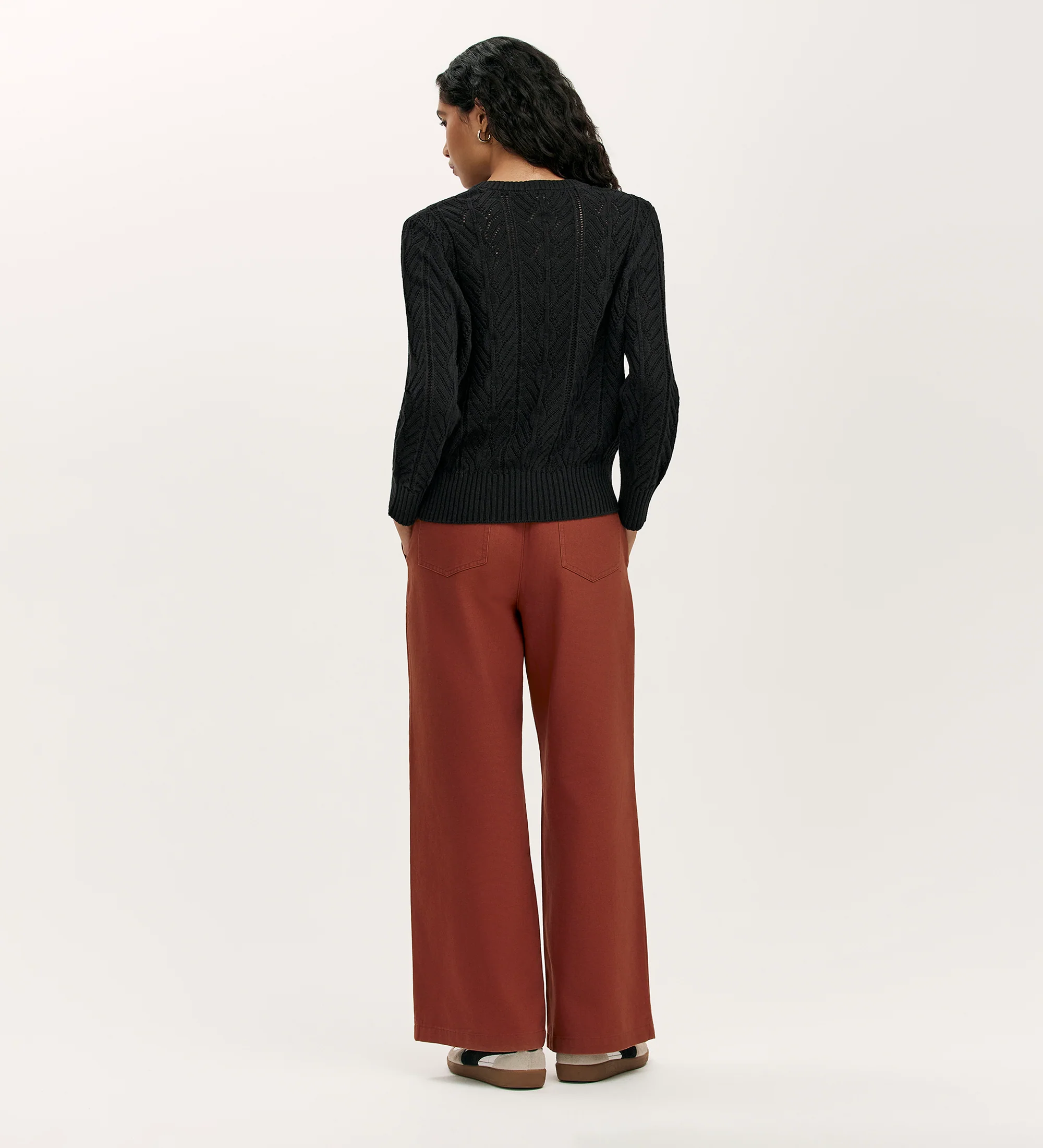 Valerie Black Knitted Jumper - Image 4