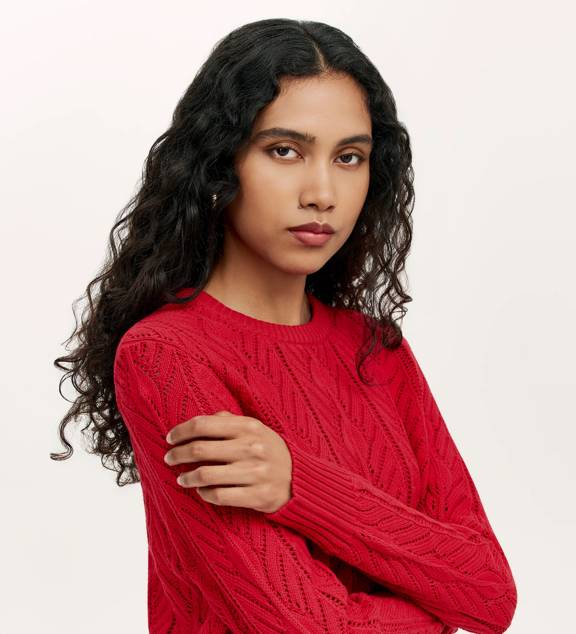 Valerie Red Knitted Jumper - Image 3