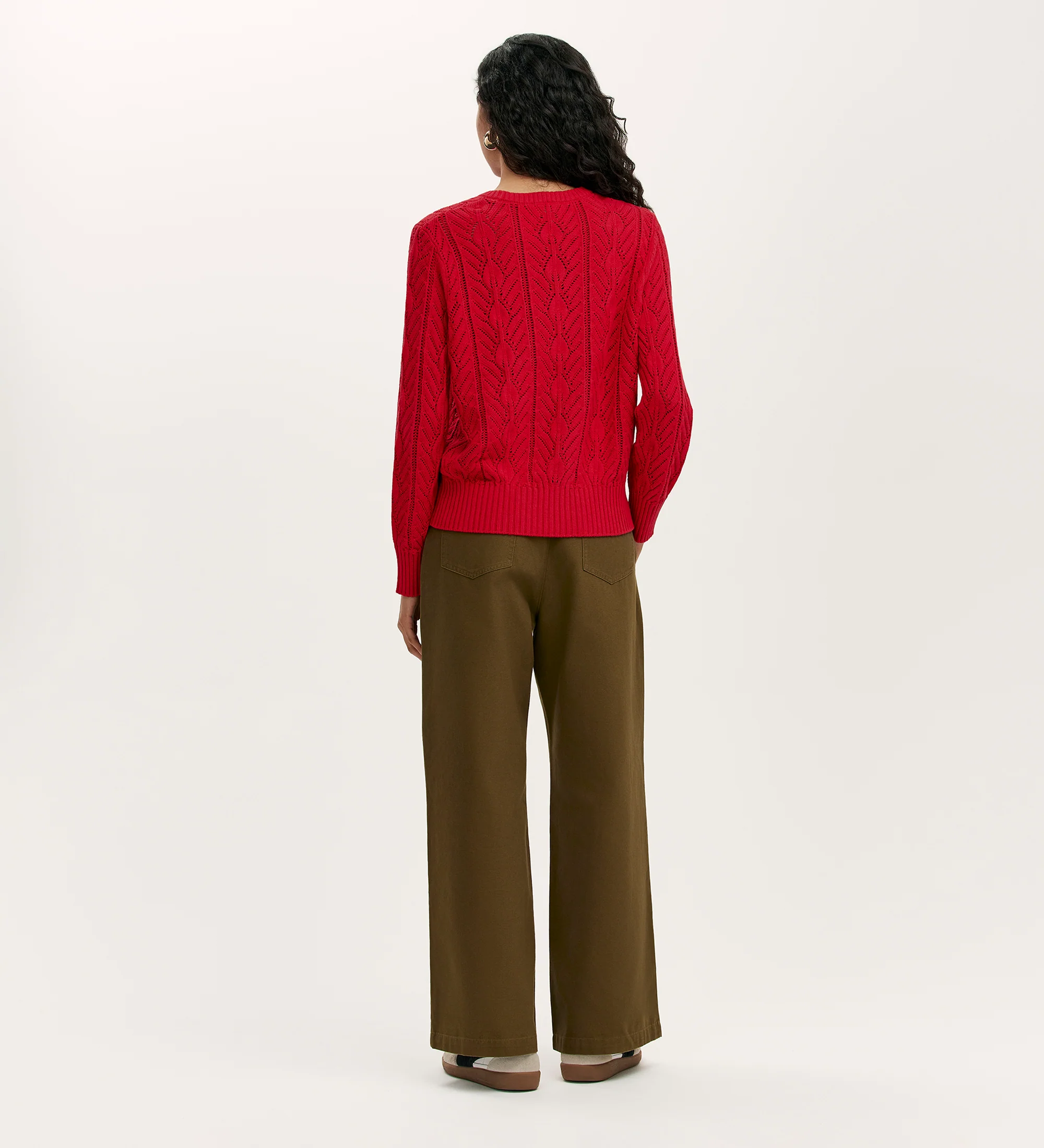 Valerie Red Knitted Jumper - Image 4