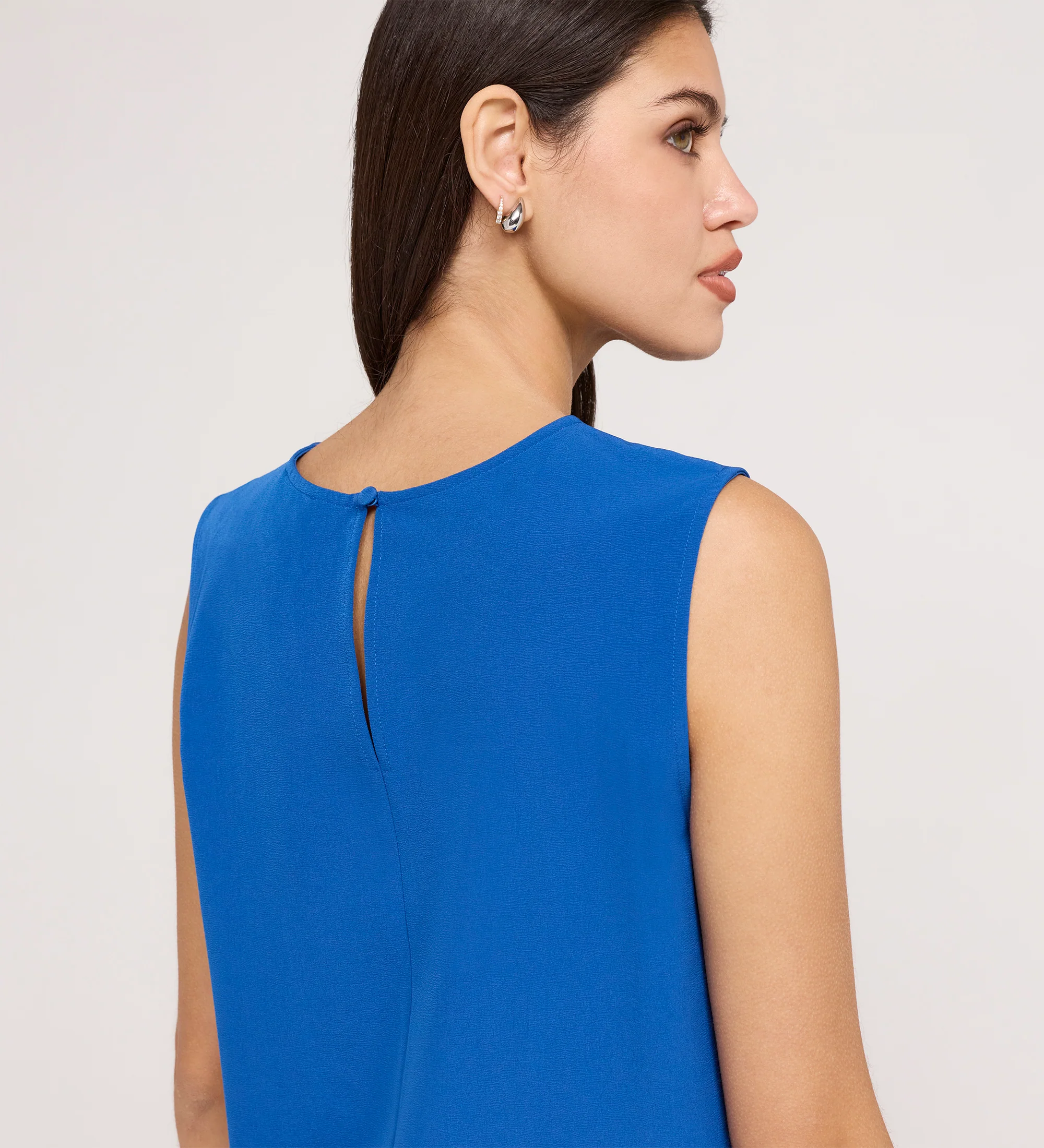 Vallie Cobalt Round Neck Vest - Image 5