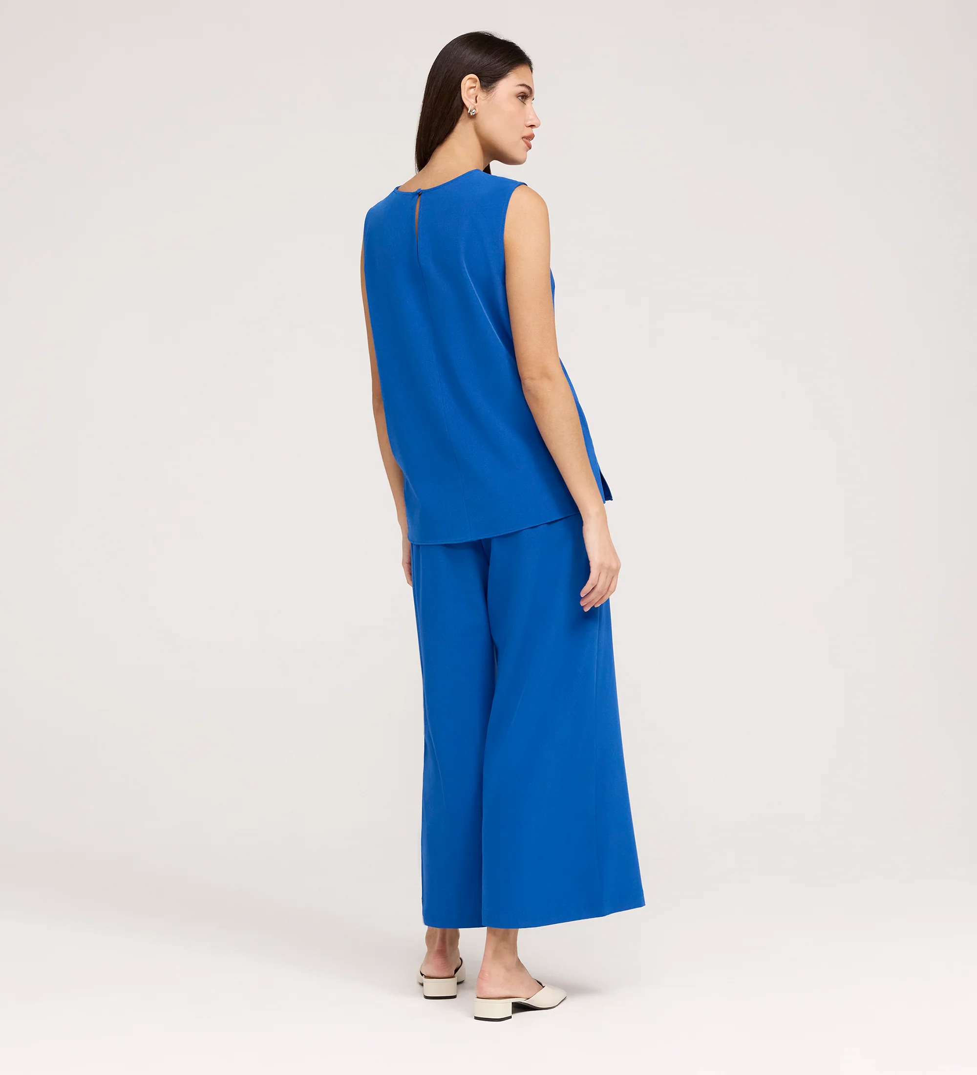 Vallie Cobalt Round Neck Vest - Image 6